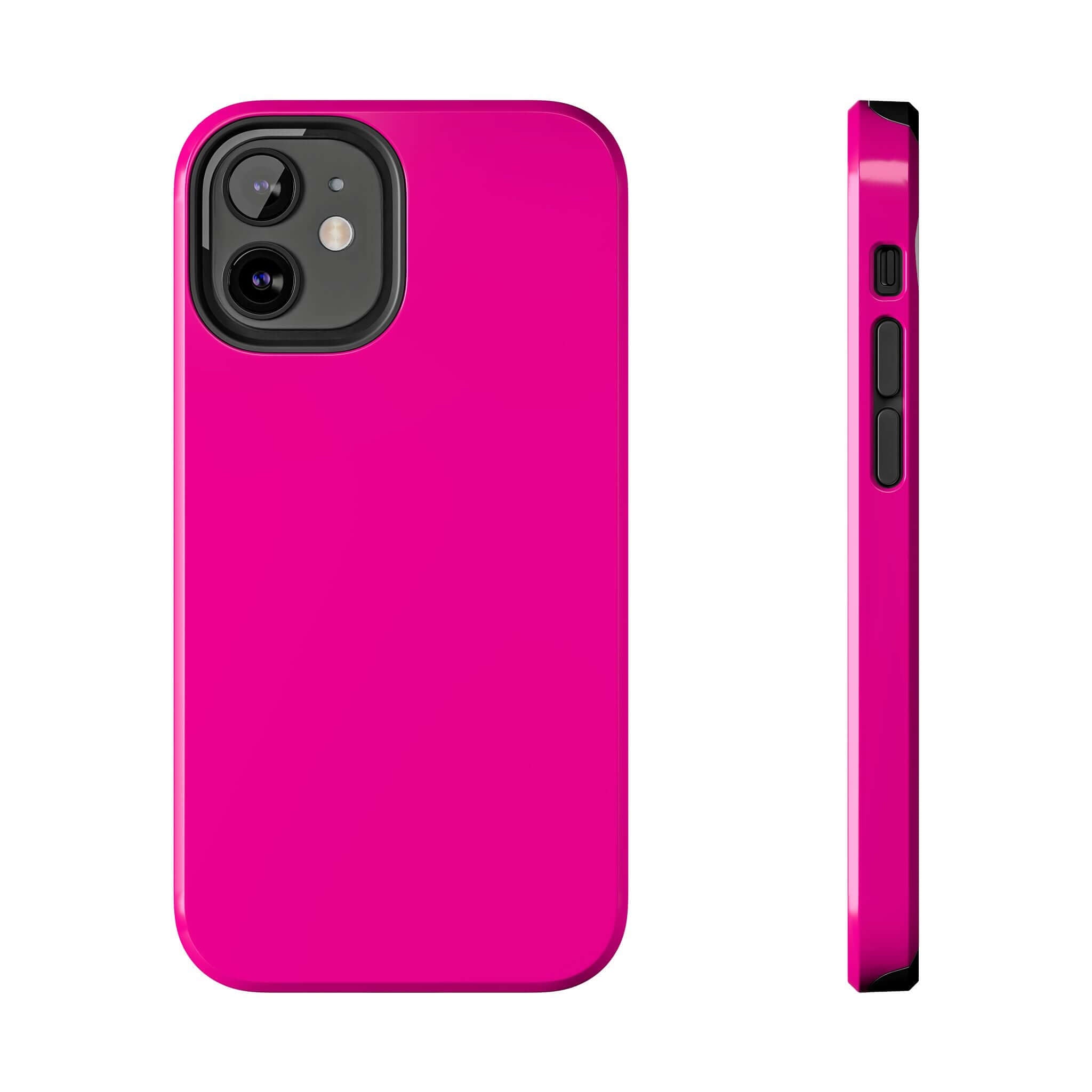 Neon pink iPhone case, cute design, free shipping from the cutest phone cases website for any phone fashionista.