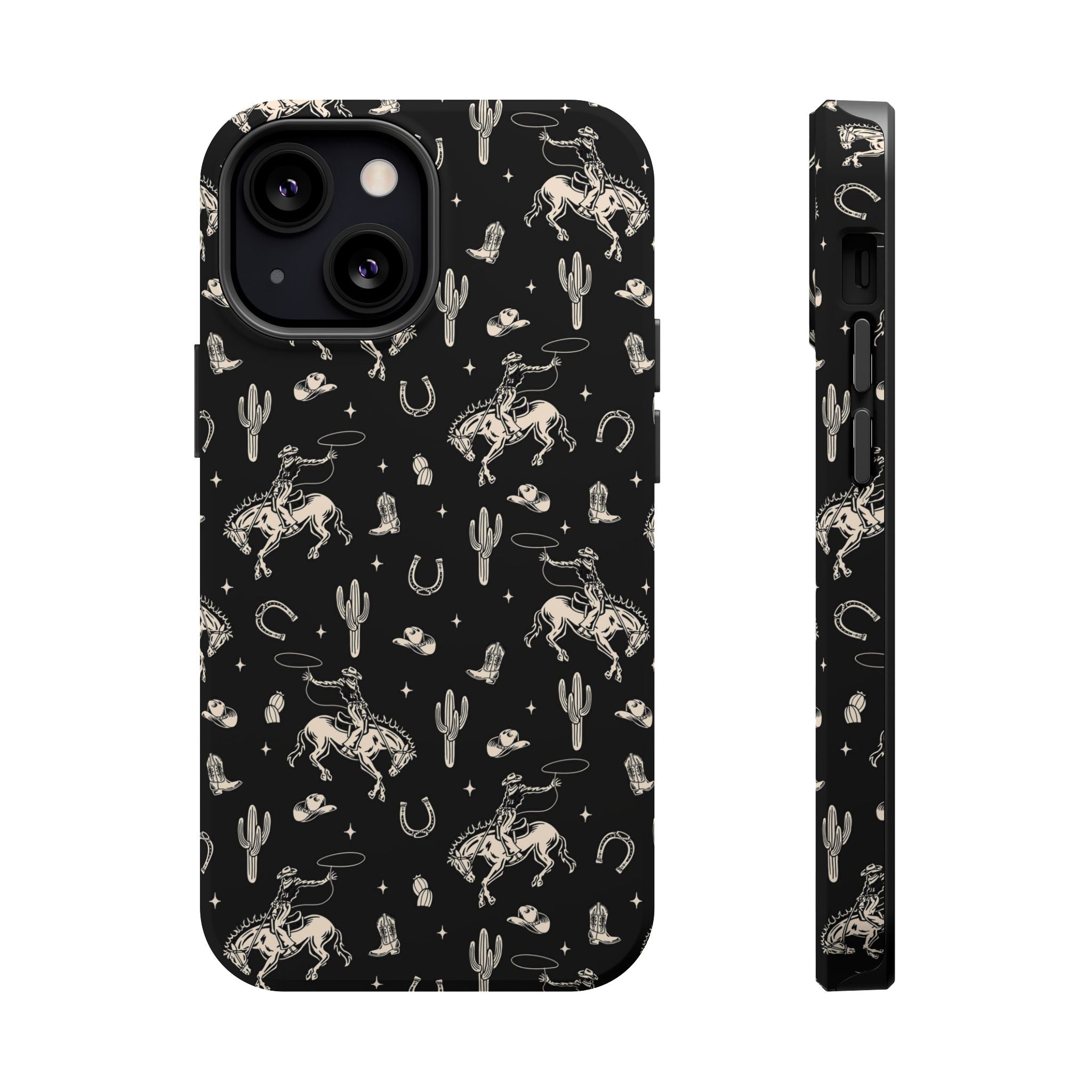 Twilight Cowgirl | Black Western Case