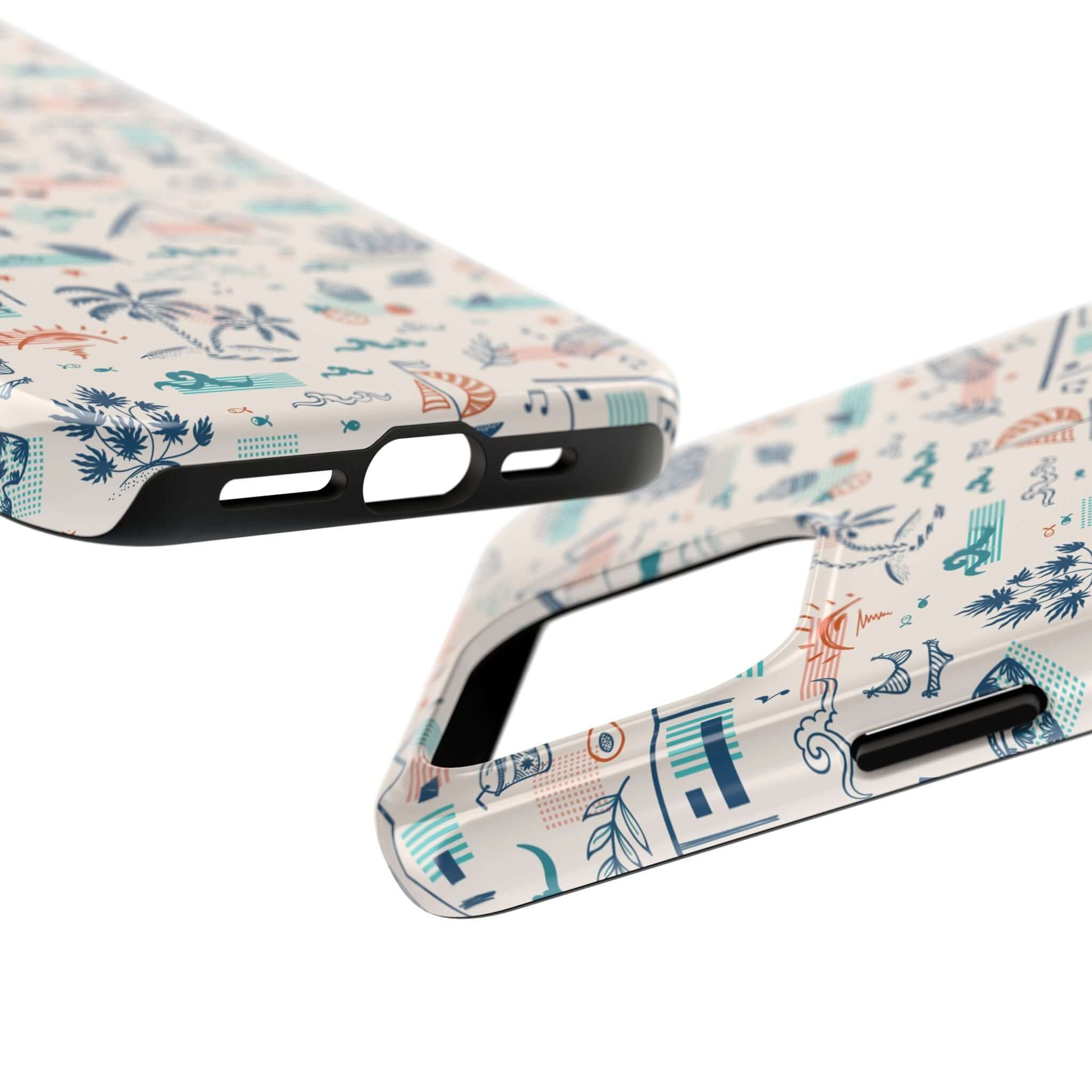 Colorful Forever on Vacation iPhone and Samsung case with summer-themed design