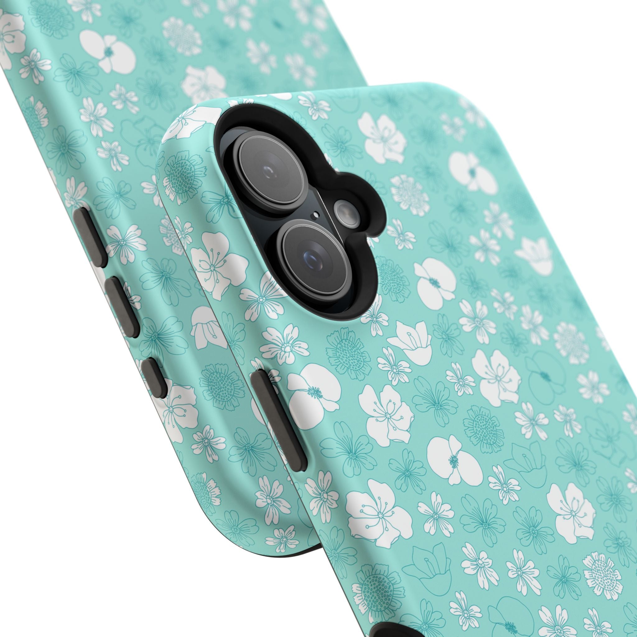 Floral Frost | Teal Floral Case