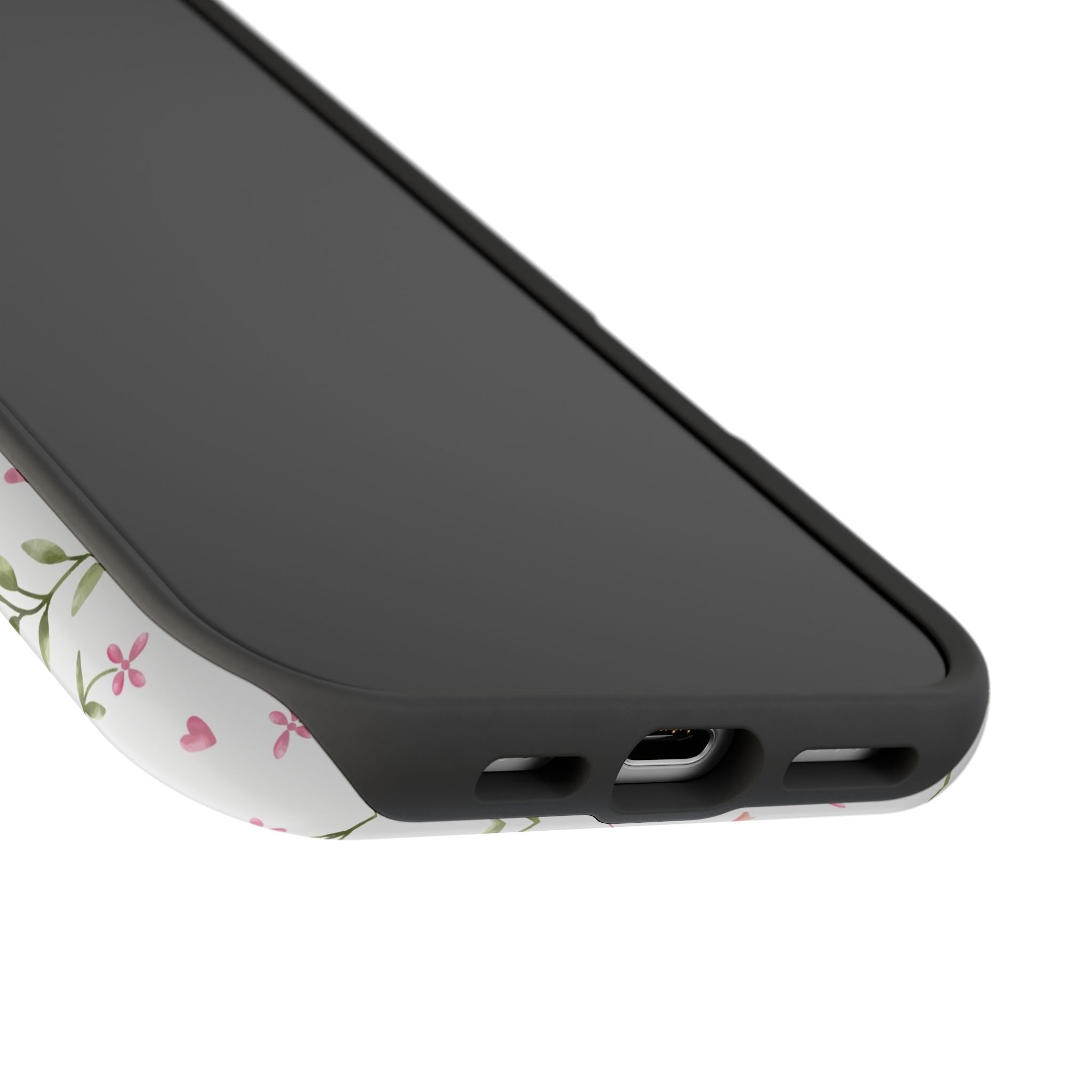 Pink Coquette MagSafe iPhone Case with charming floral design by Darling Daydream, a cute phone cover with whimsical style.