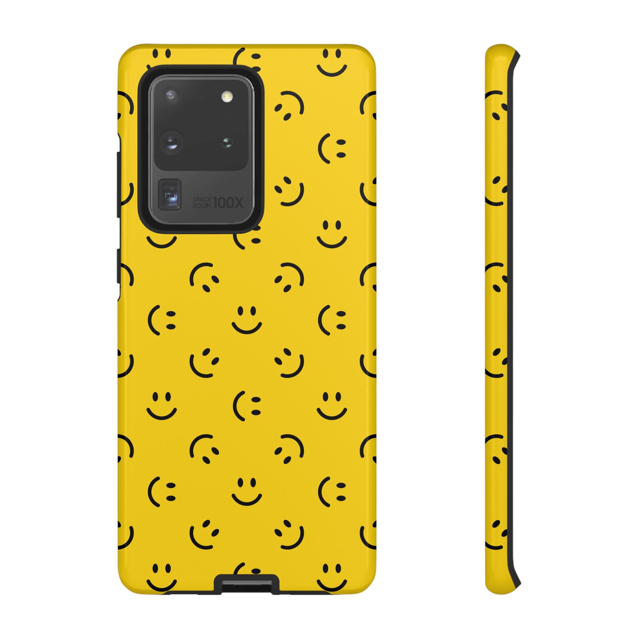 No te preocupes, sé feliz | Estuche sonriente amarillo