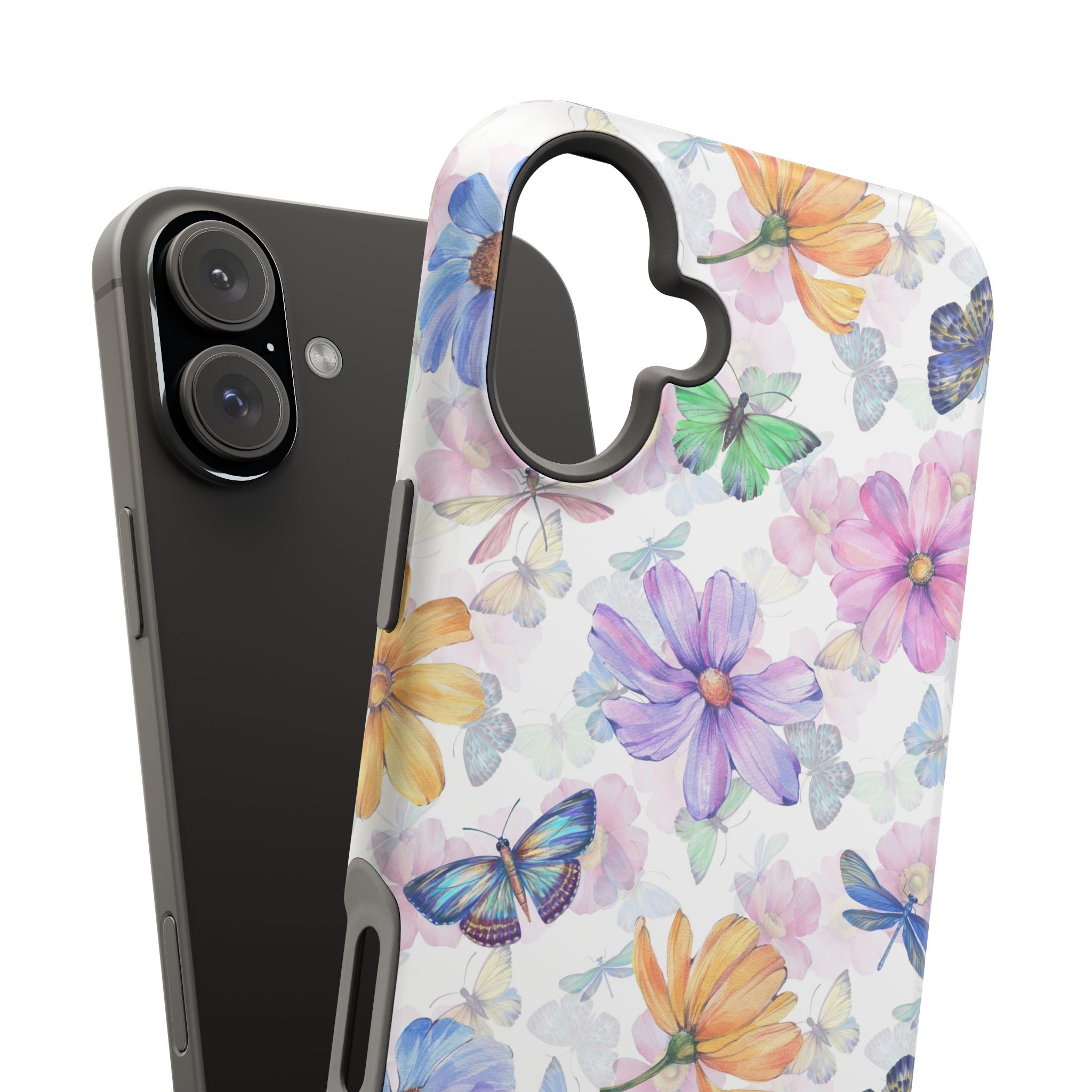 Fluttering Blooms | Watercolor Butterfly Case