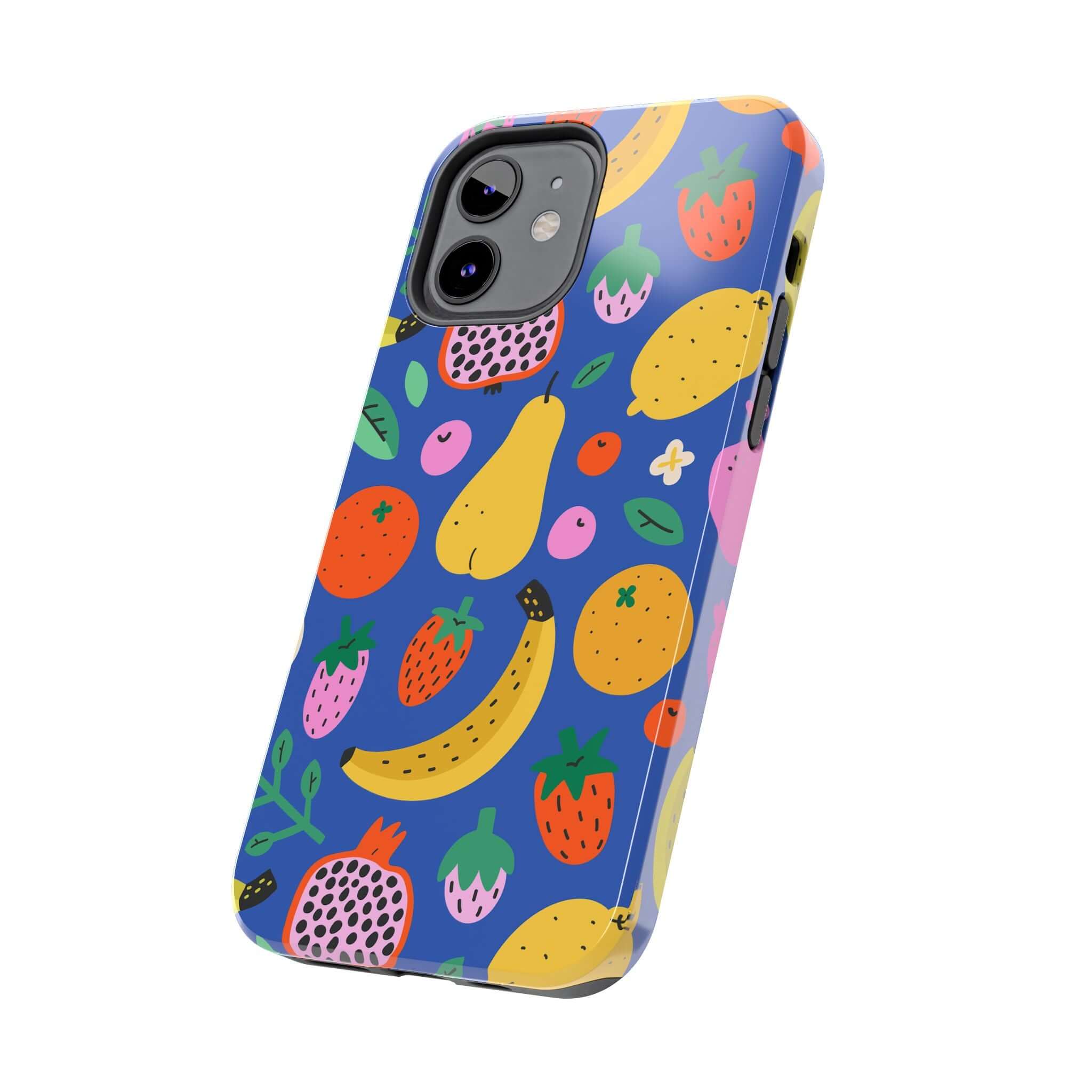 Cute phone cover featuring a vibrant beachy fruit design, perfect for Apple iPhone cases and tropical vibes.