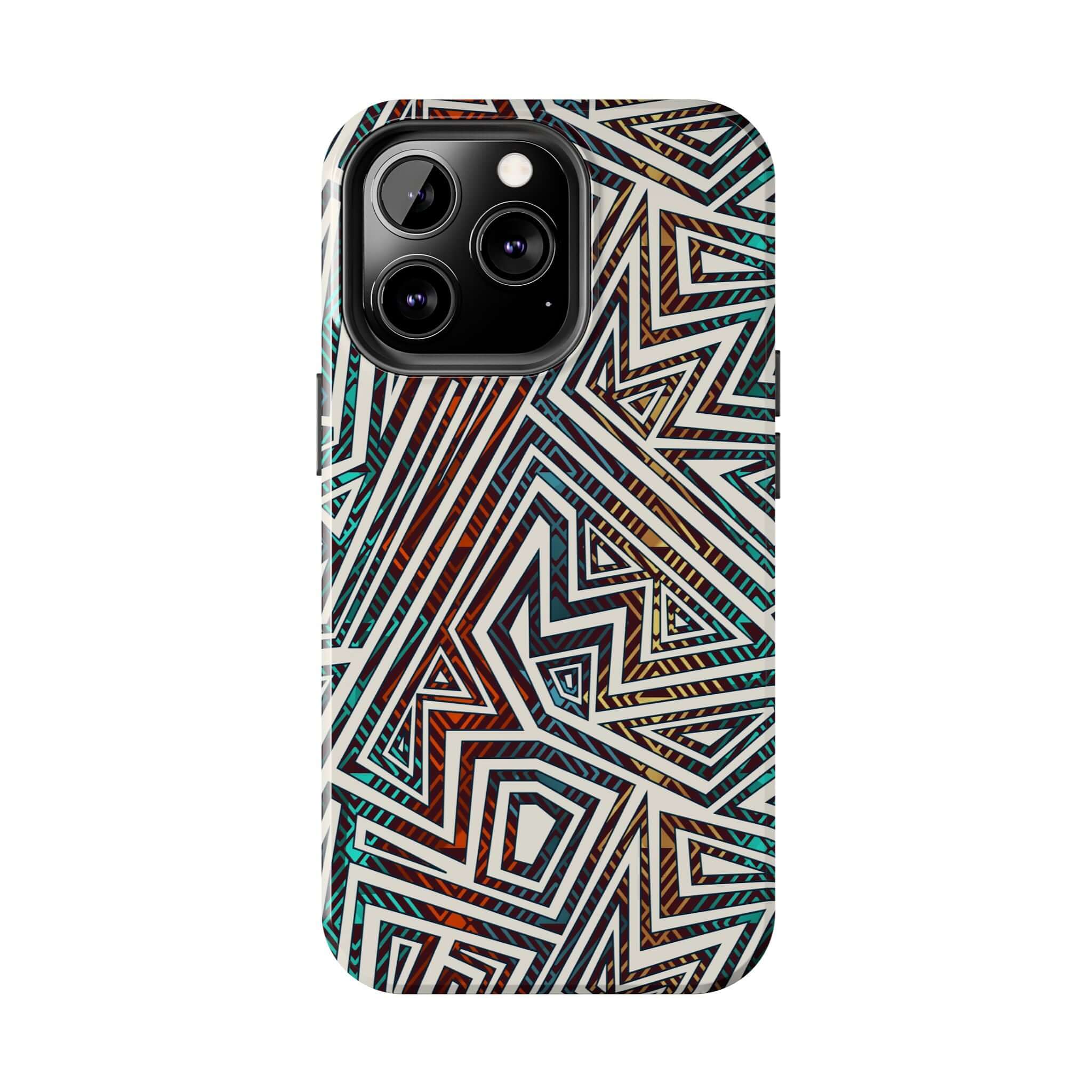 Tribal Echo | Maze Case - Phone Case For