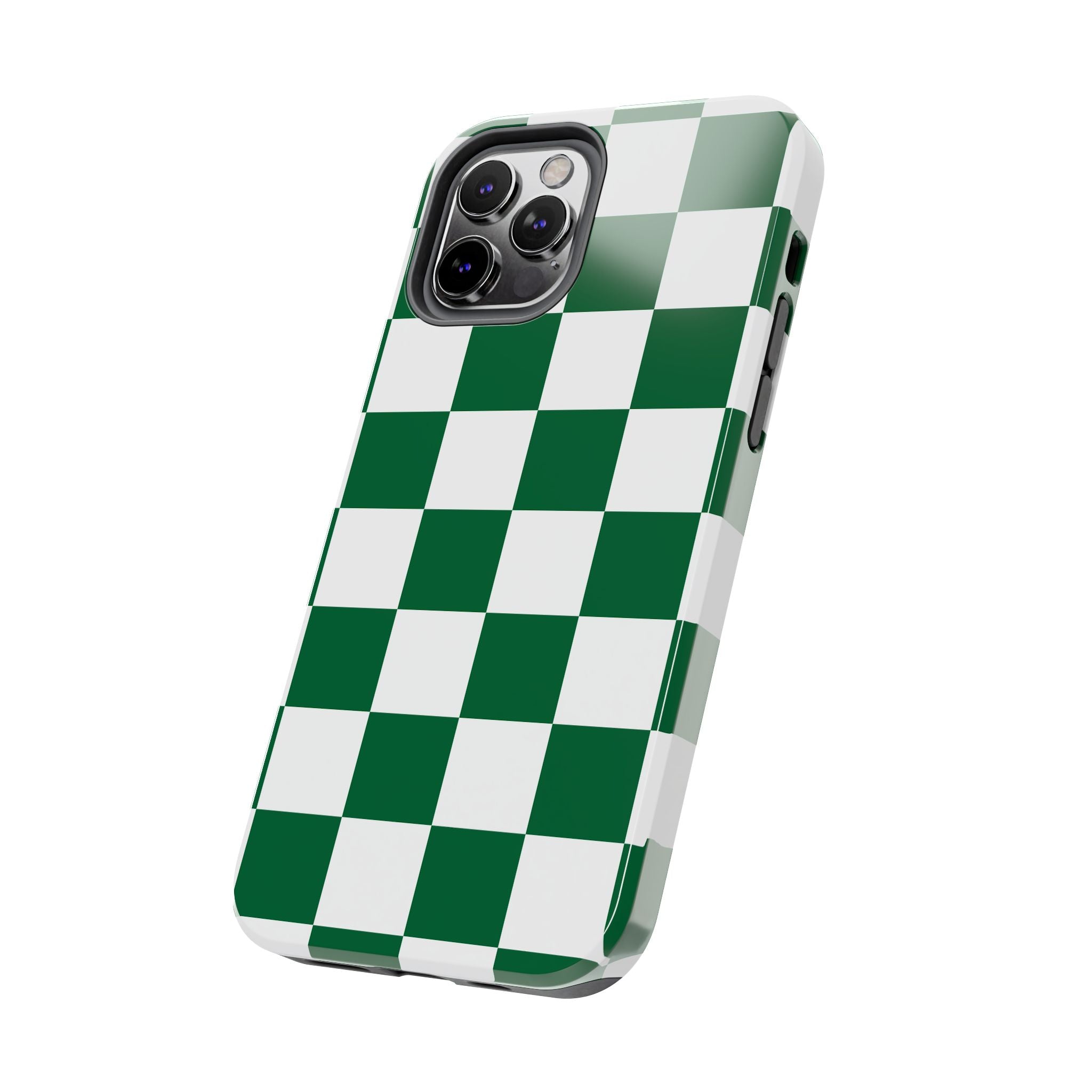 Effortlessly Chic | Green Checkered Case