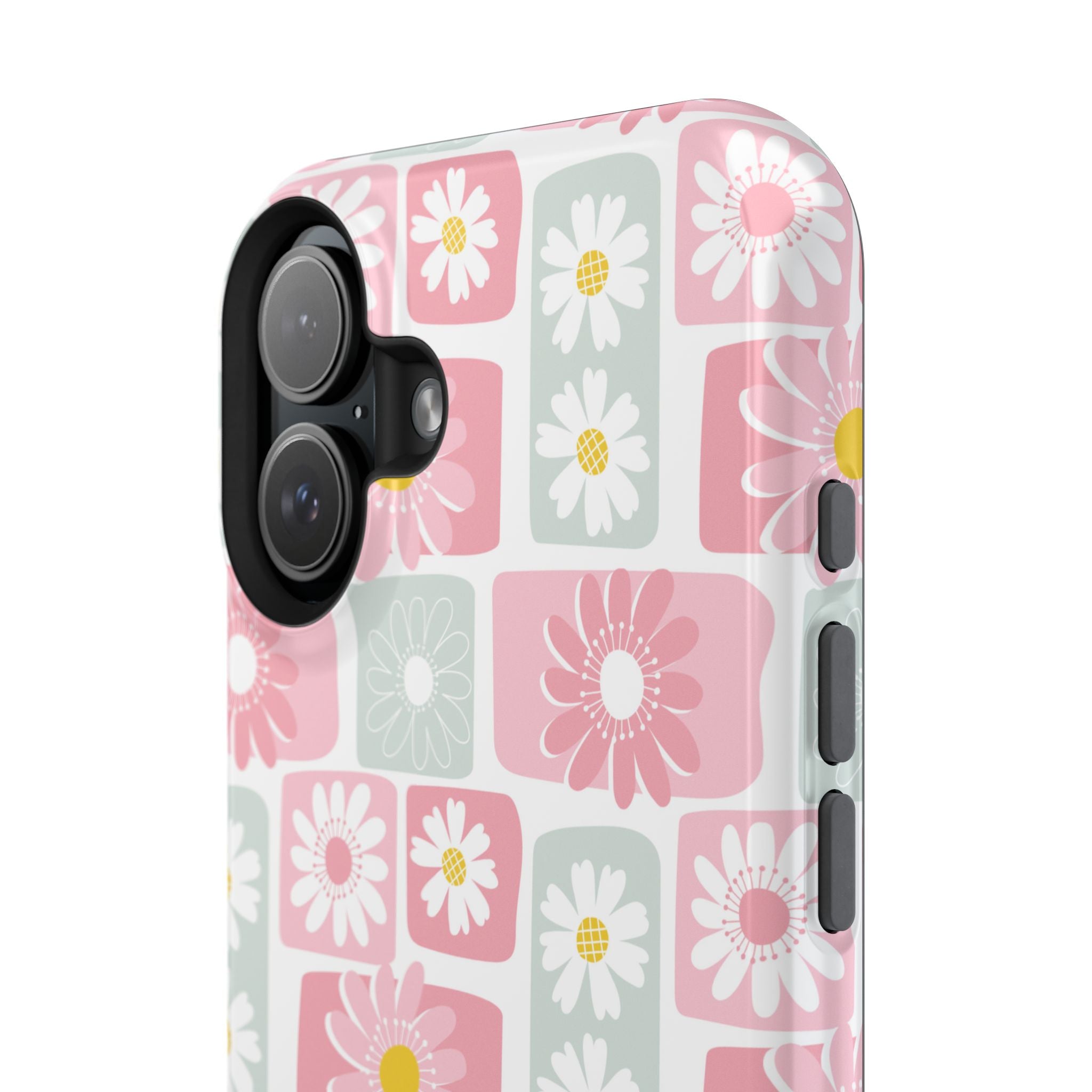 Daisy Craze | Checkered Floral Case