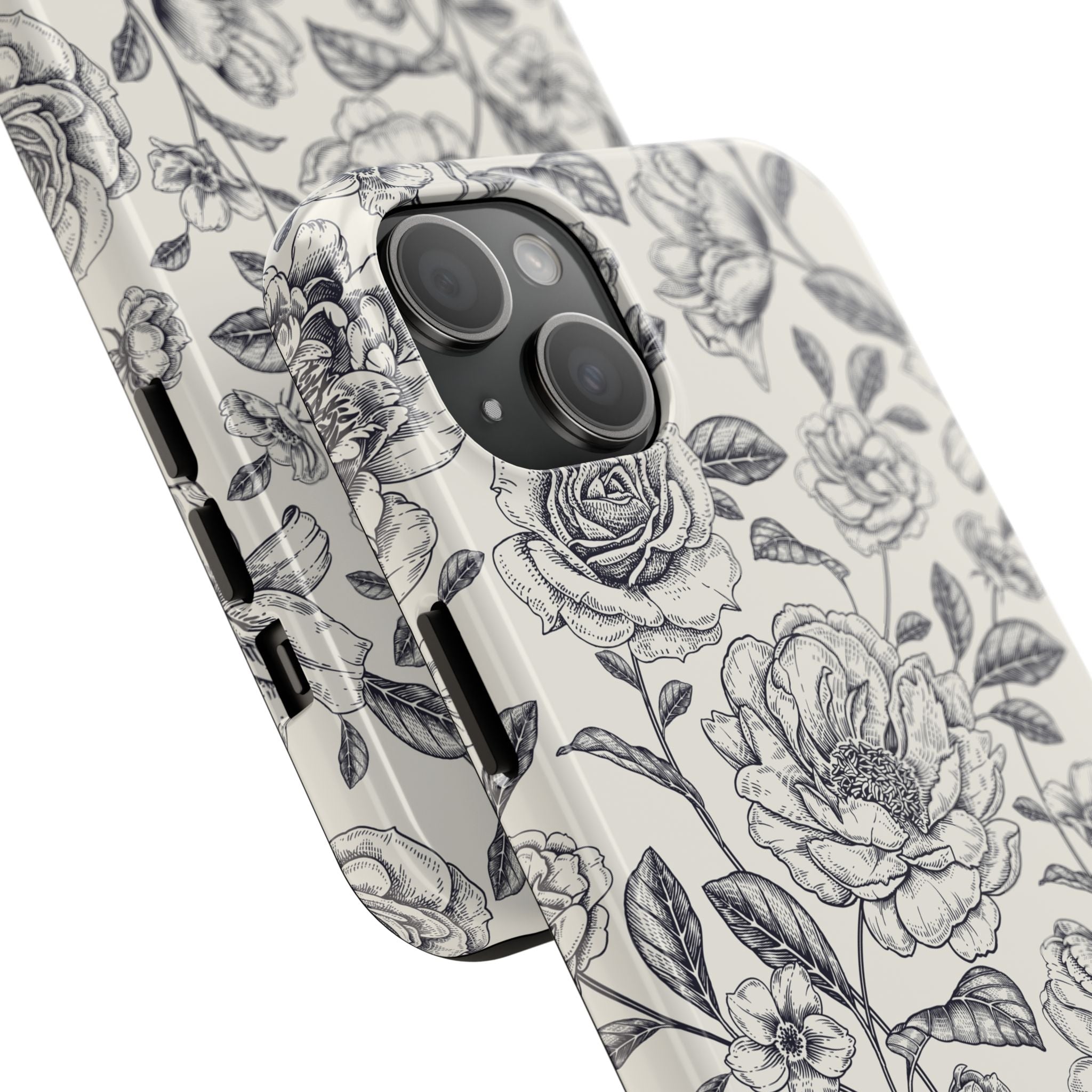 Vintage Memories | Black Flower Case