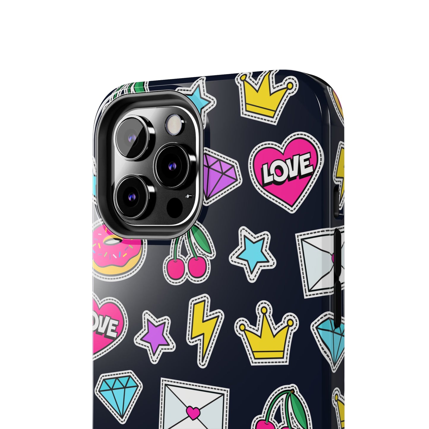 Cute Stickers | Black Case