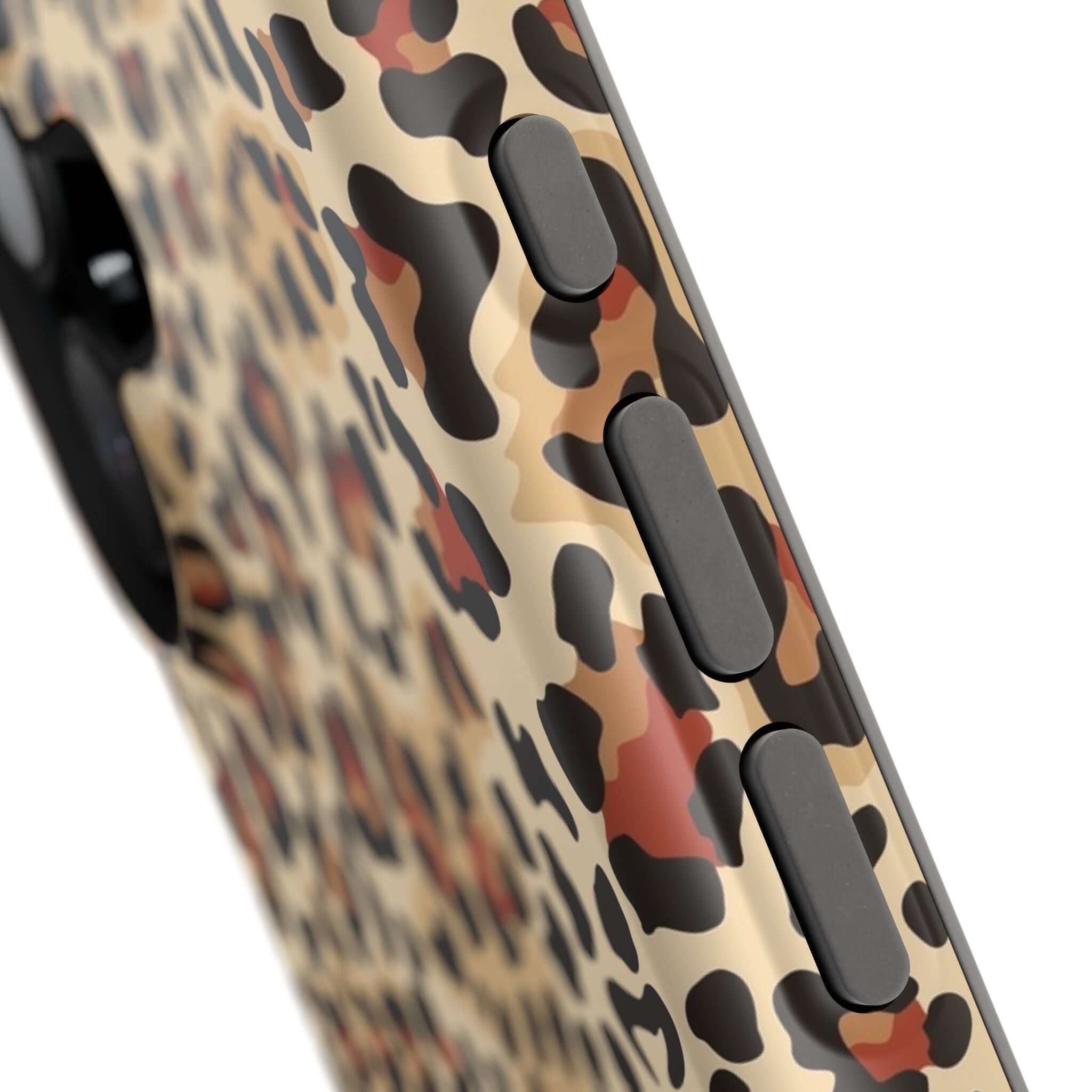 Colorful Leopard Print MagSafe iPhone Case with Abstract Design and Stylish Protection