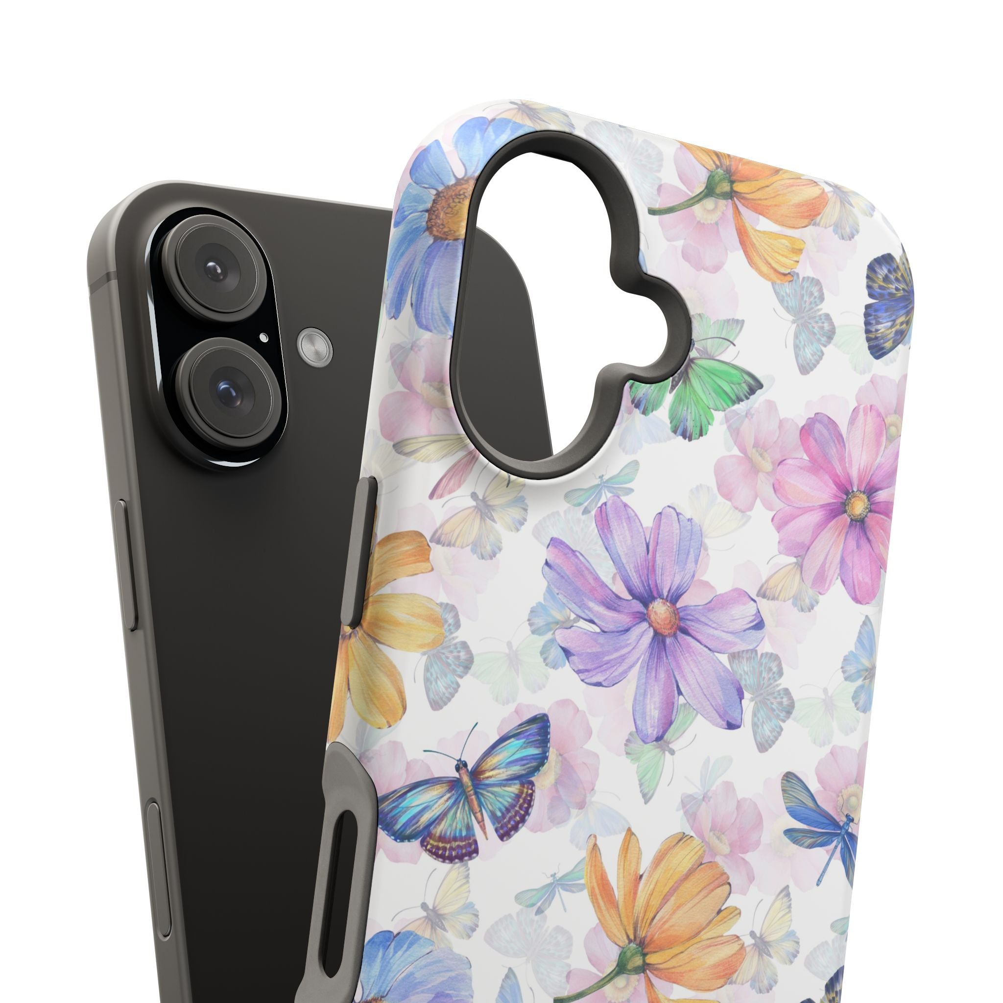 Fluttering Blooms | Watercolor Butterfly Case