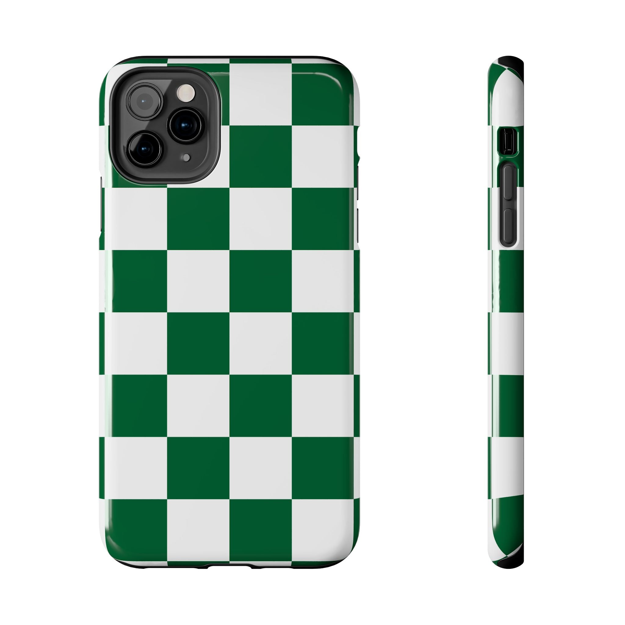 Effortlessly Chic | Green Checkered Case