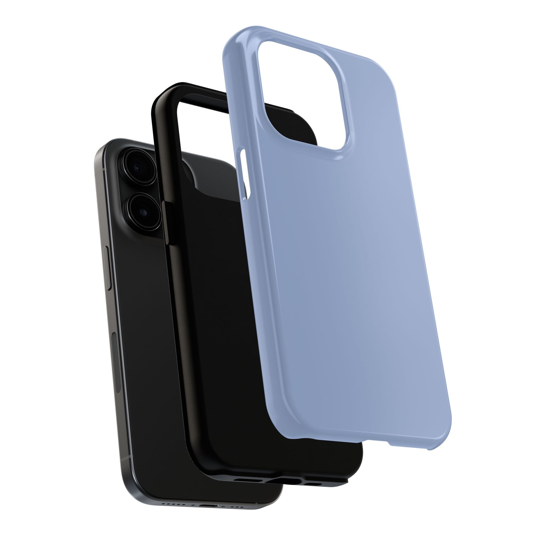 Blue Velvet iPhone 16 case and black case for stylish protection, featuring a sleek design for a cute phone cover.