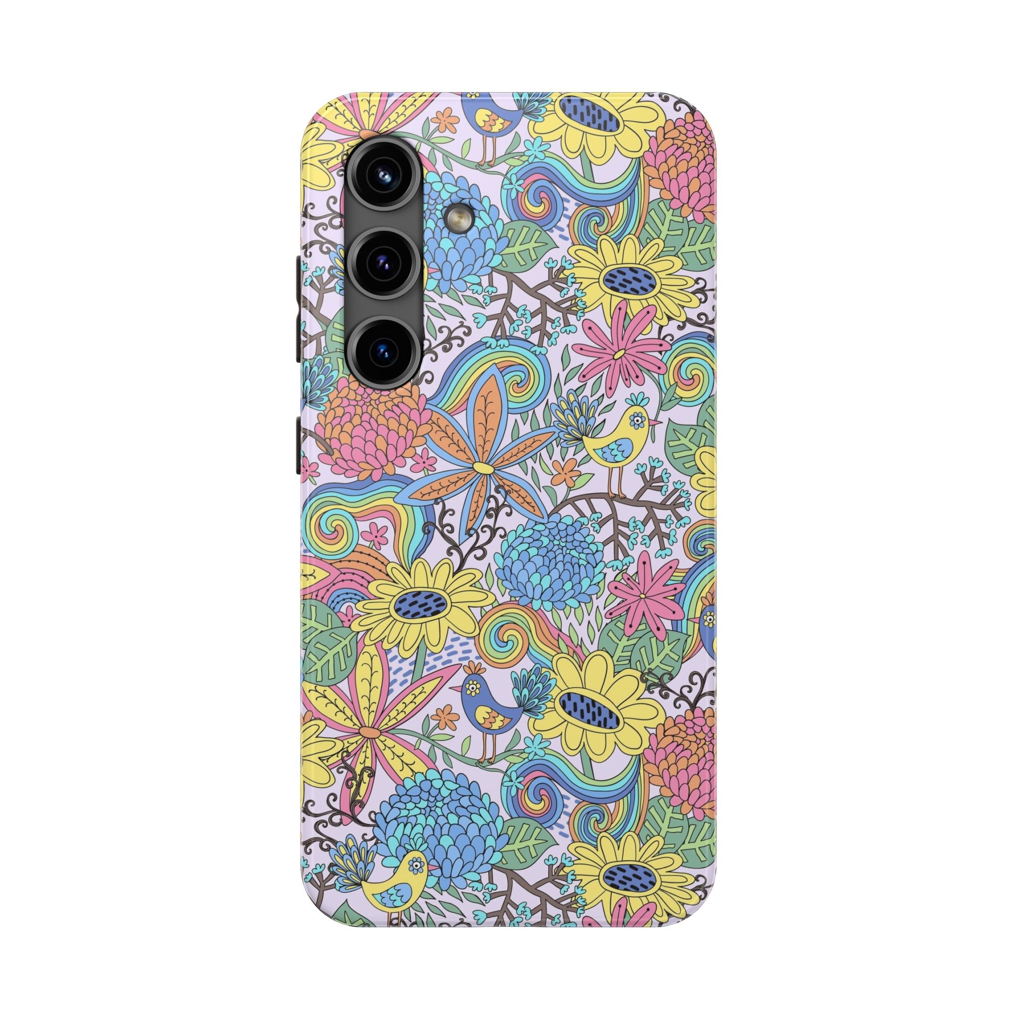 Birdsong Blooms | Retro Floral Case