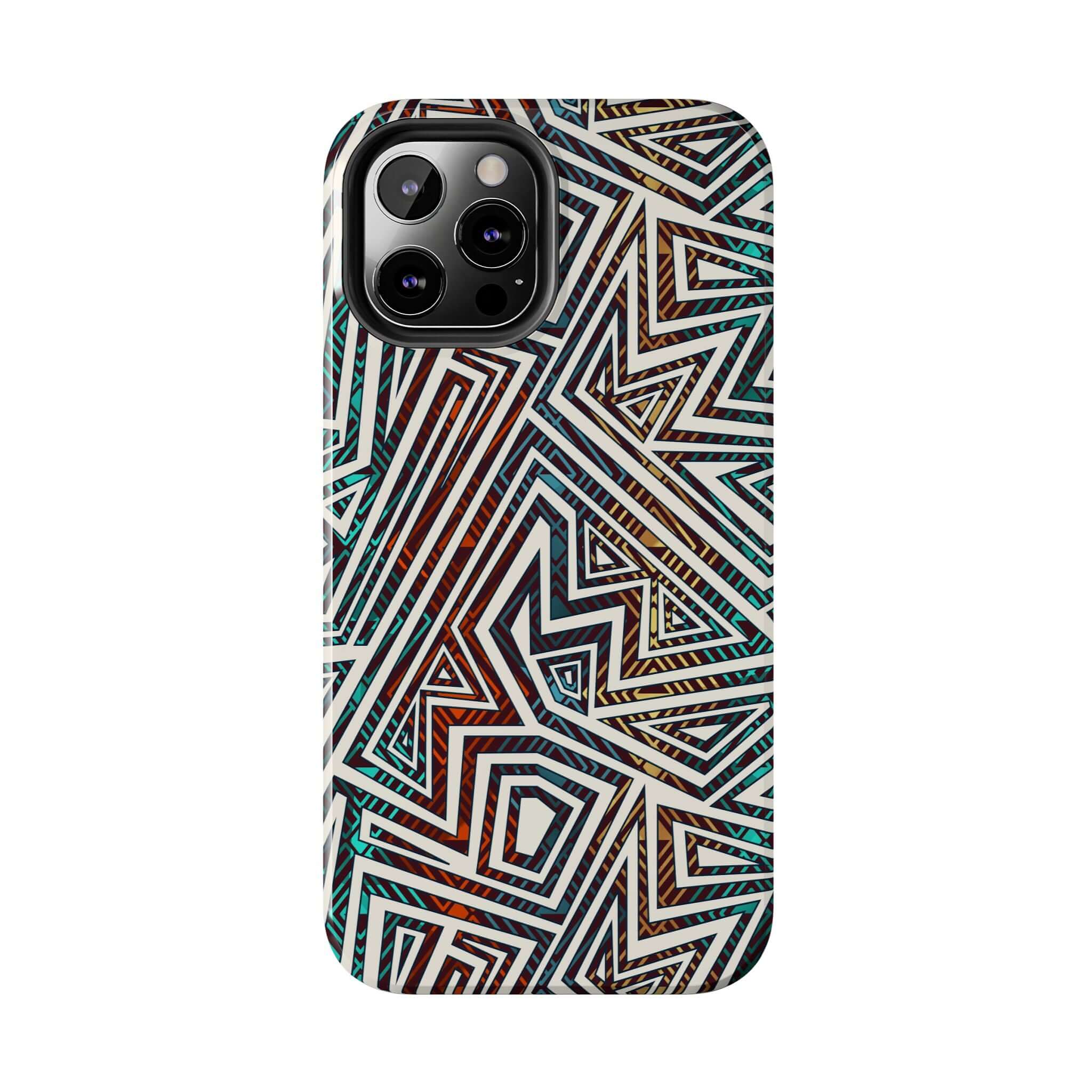 Tribal Echo | Maze Case - Phone Case For