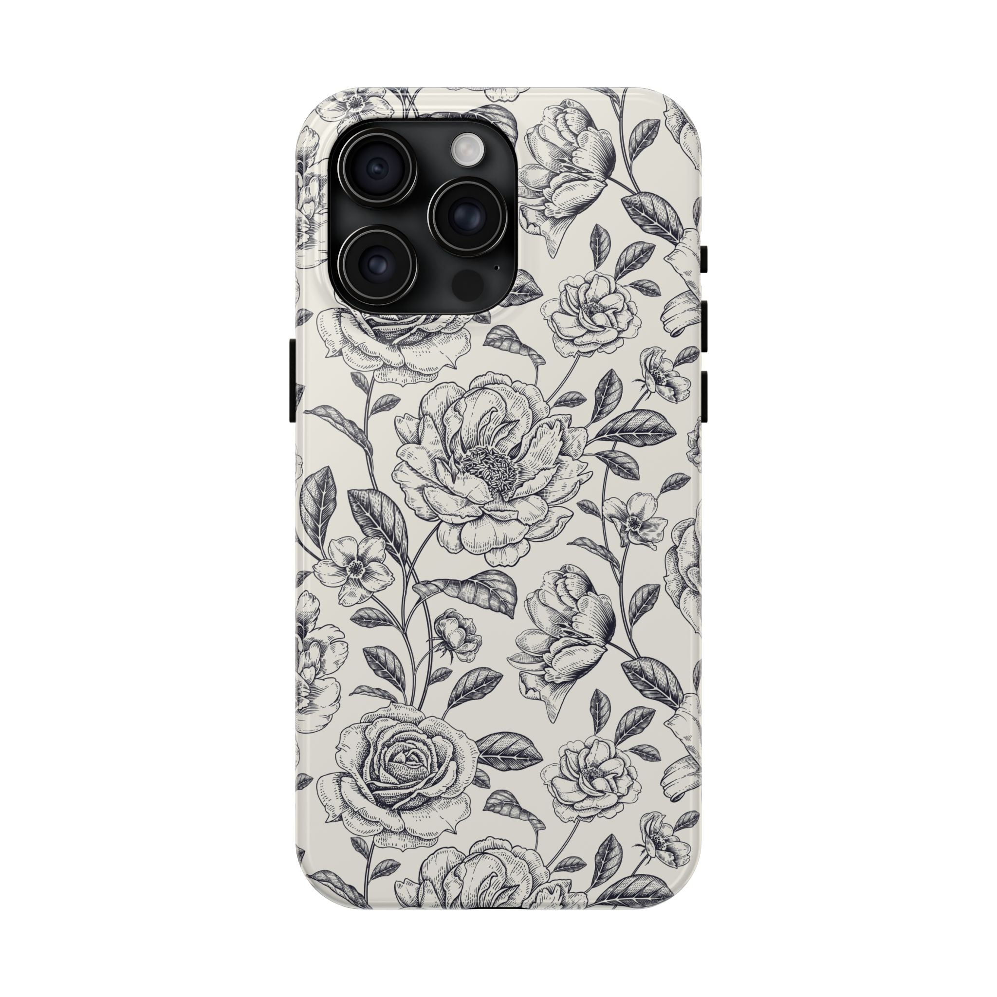 Vintage Memories | Black Flower Case