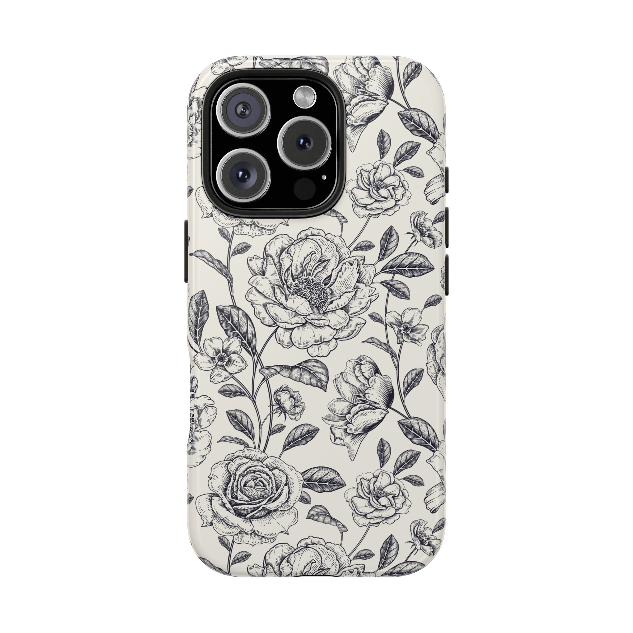 Vintage Memories | Black Flower Case