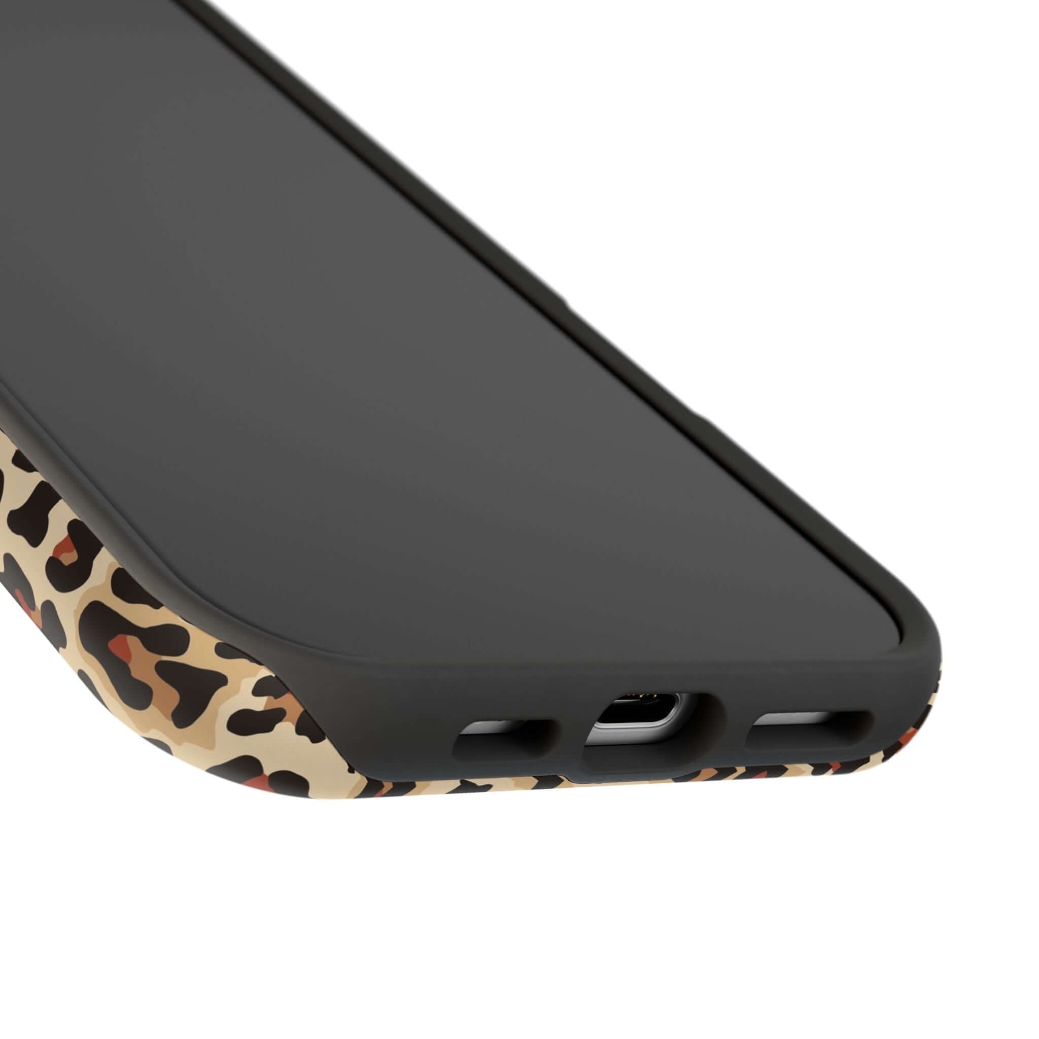 Wildly Chic Leopard Print Case, colorful and cute MagSafe iPhone cover with animal pattern, offering stylish and reliable protection.