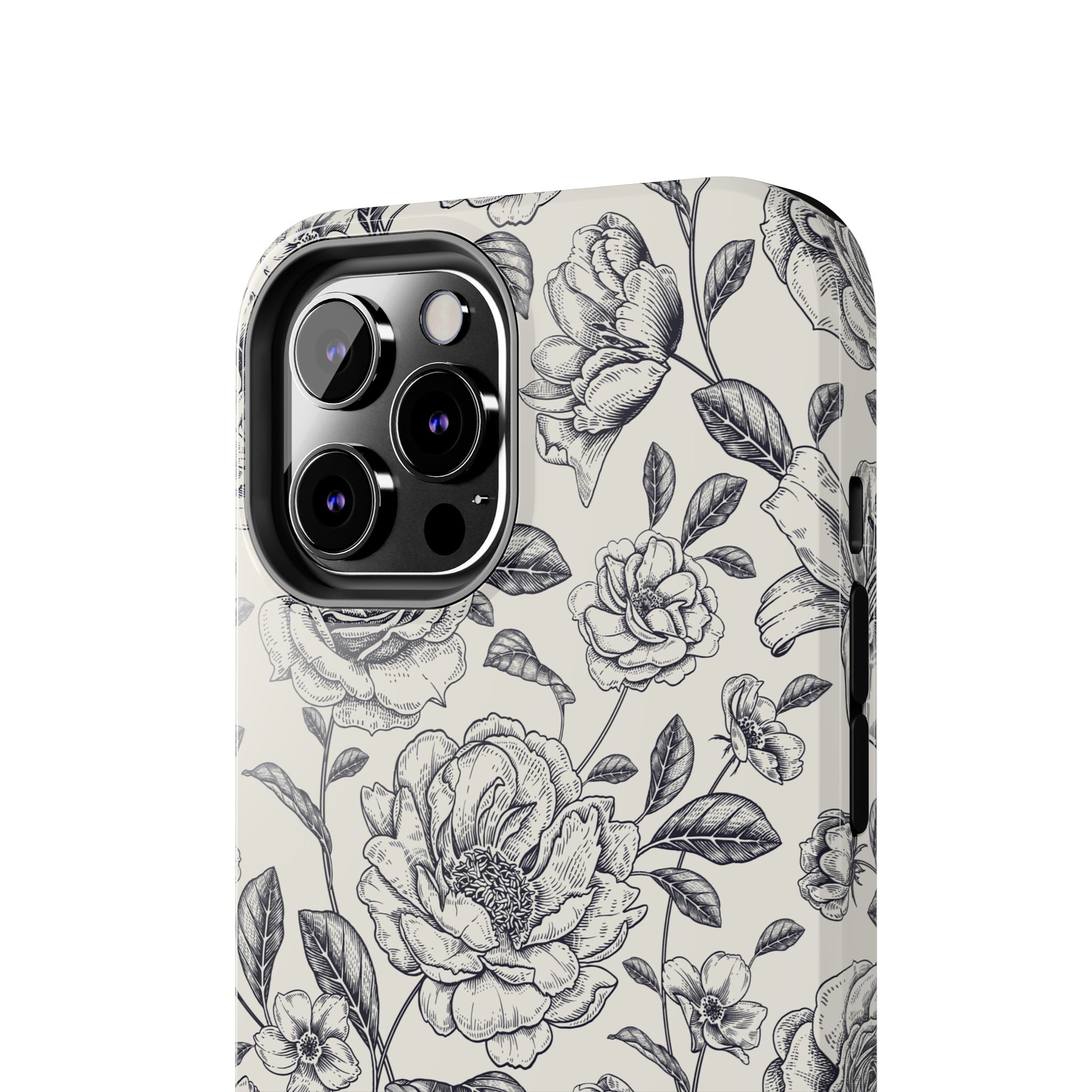 Vintage Memories | Black Flower Case