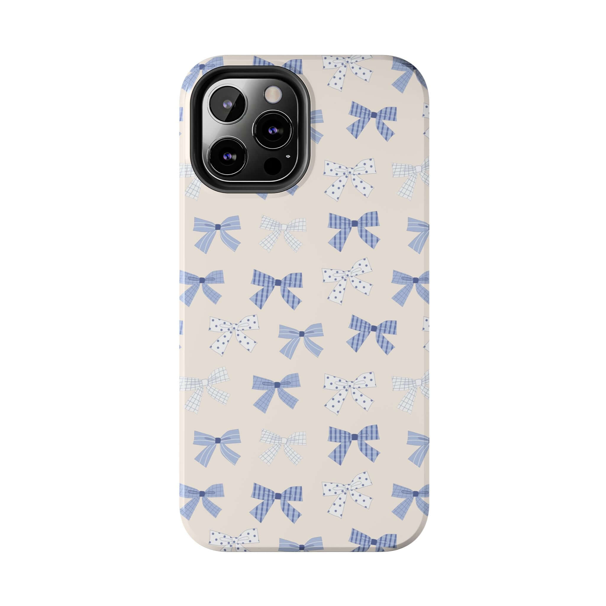 Cute Bride to Be Blue Coquette Case with blue bows, perfect iPhone 16 phone case for the playful bride-to-be.