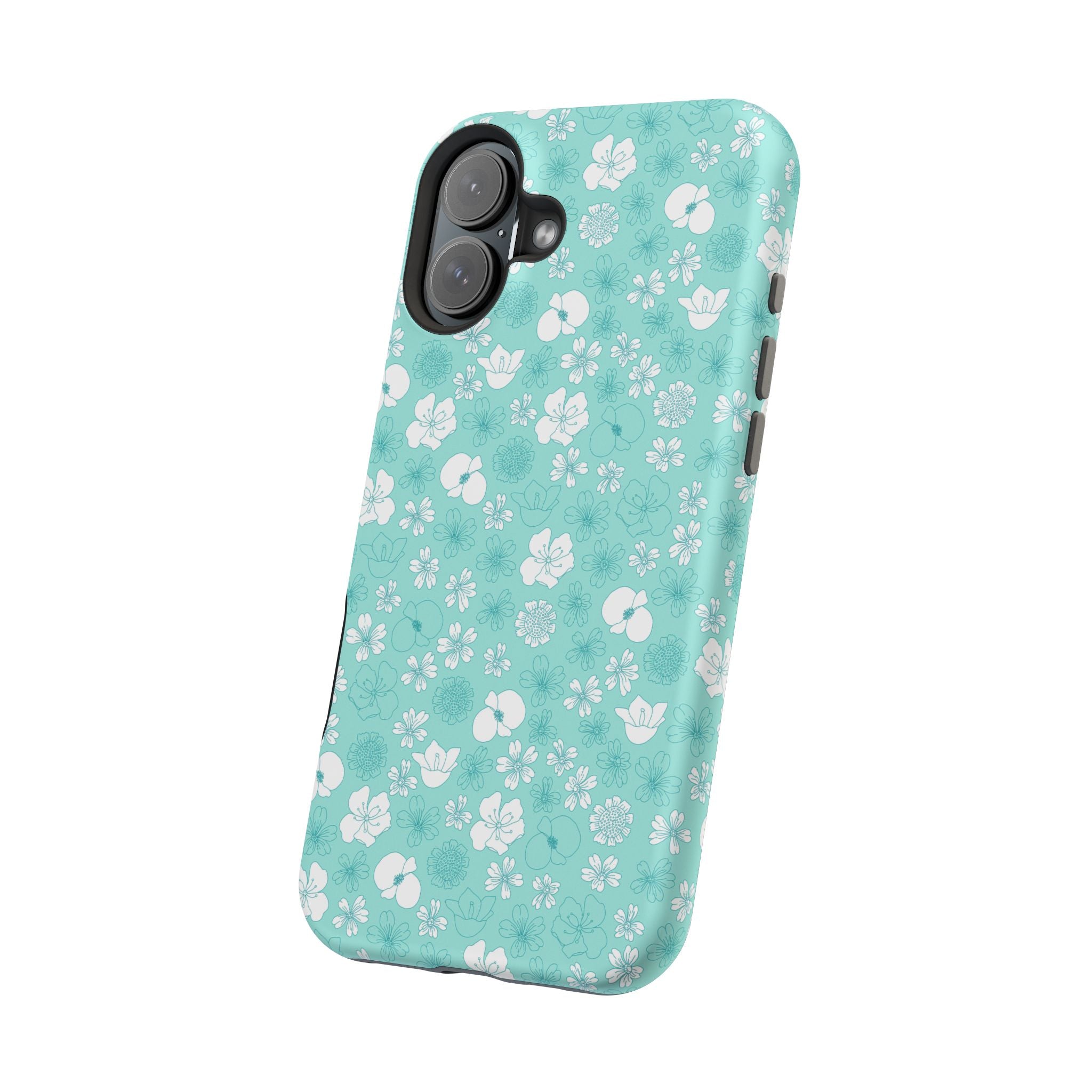 Floral Frost | Teal Floral Case