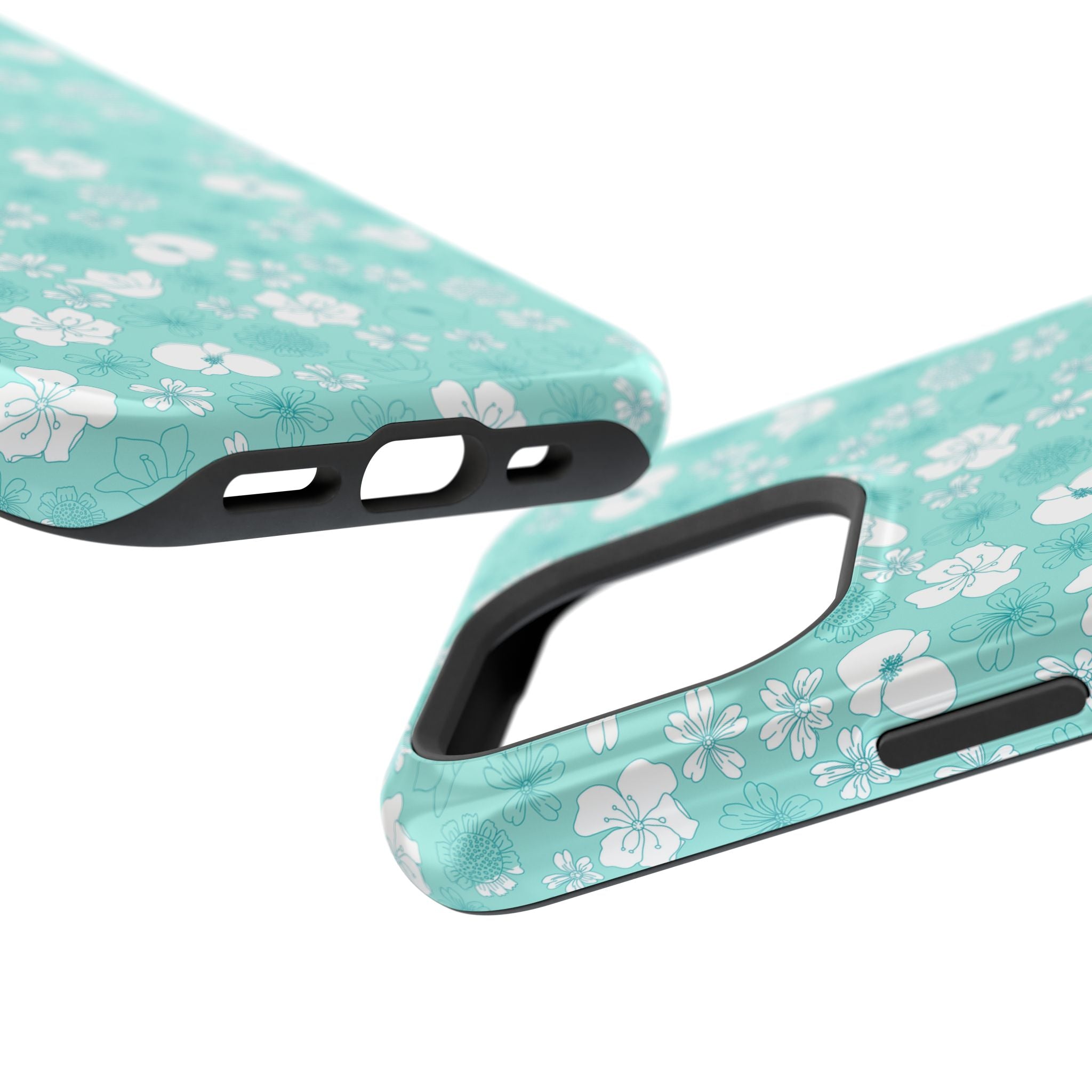 Floral Frost | Teal Floral Case