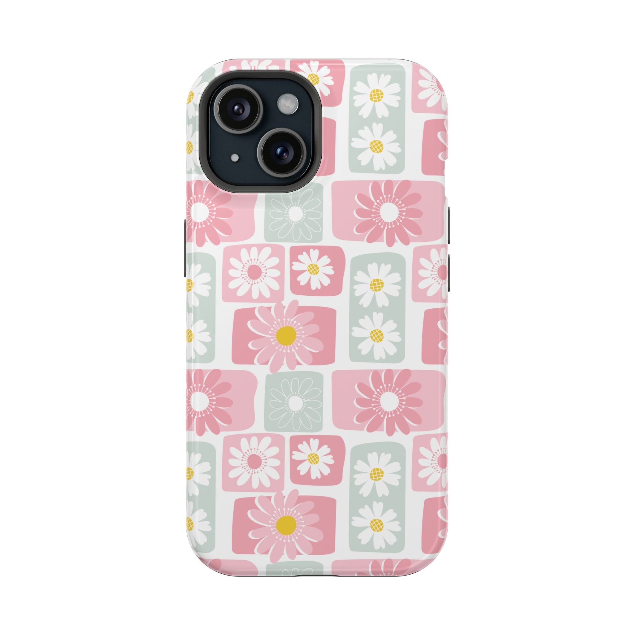 Daisy Craze | Checkered Floral Case