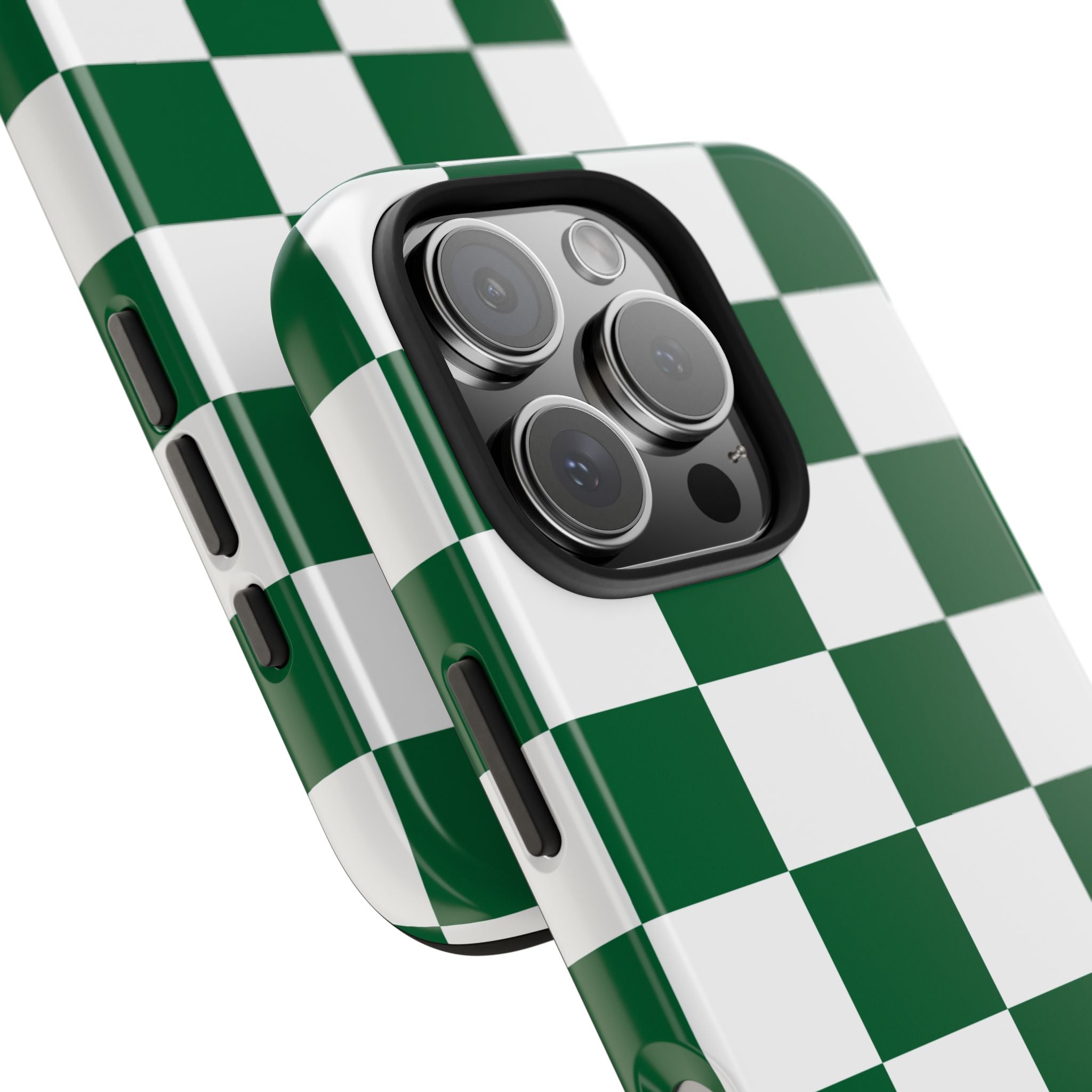 Effortlessly Chic | Green Checkered Case