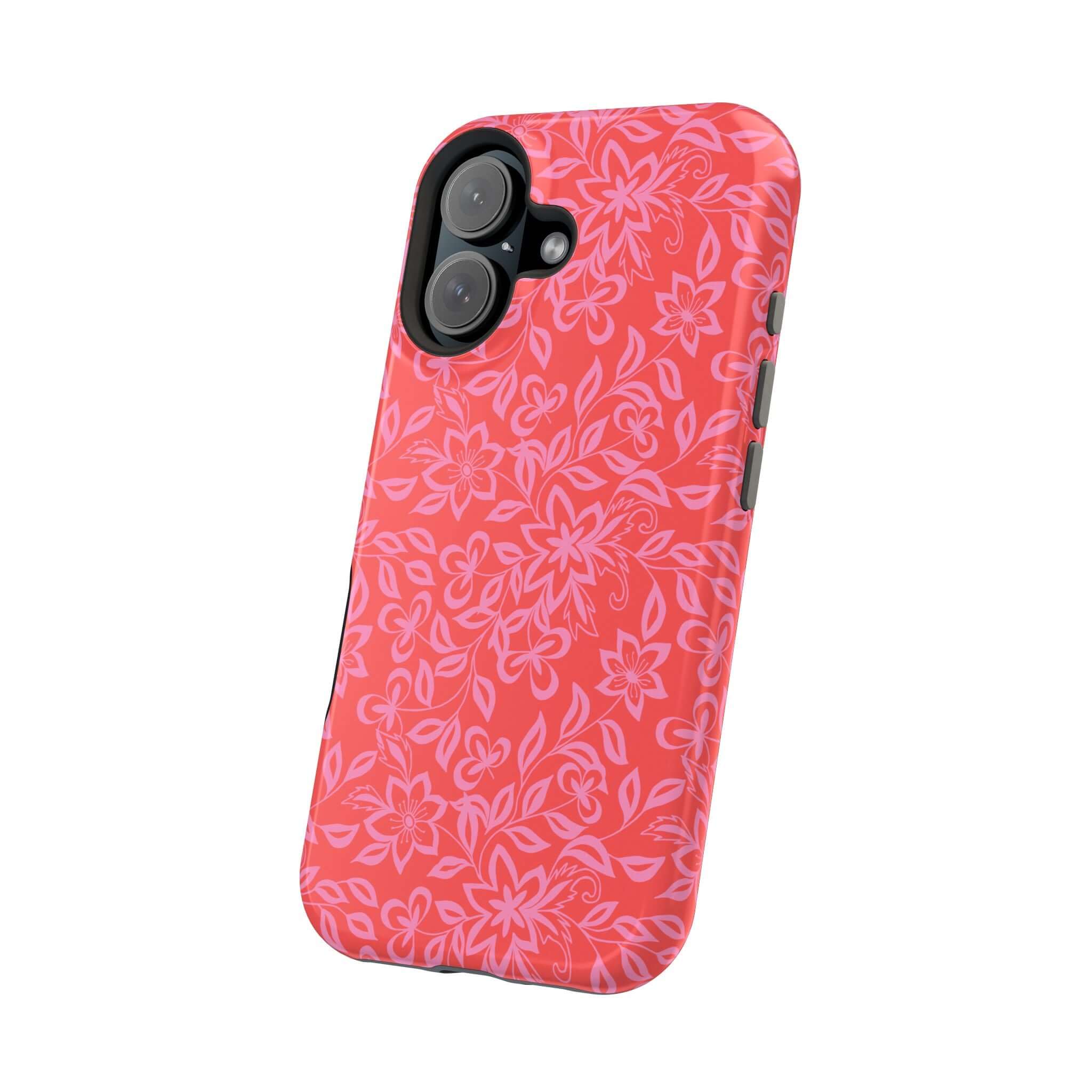 Love Blooms | Red Floral Case