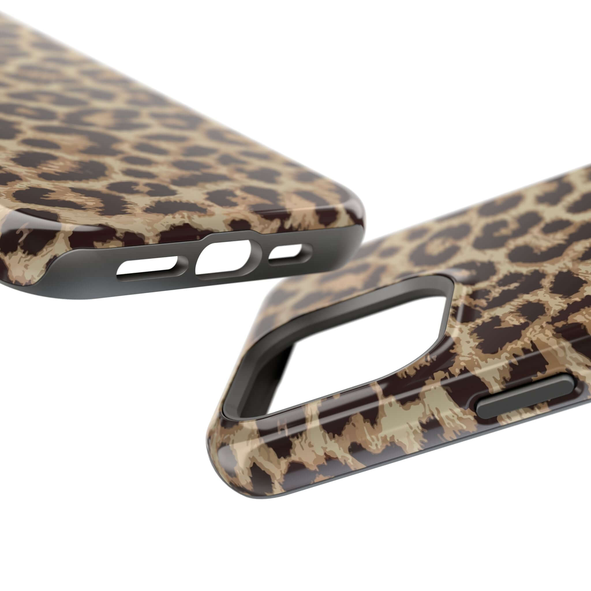 Stylish Savannah Rush Cheetah Case for iPhone 16 with bold animal print and MagSafe compatibility, cute and protective phone case.