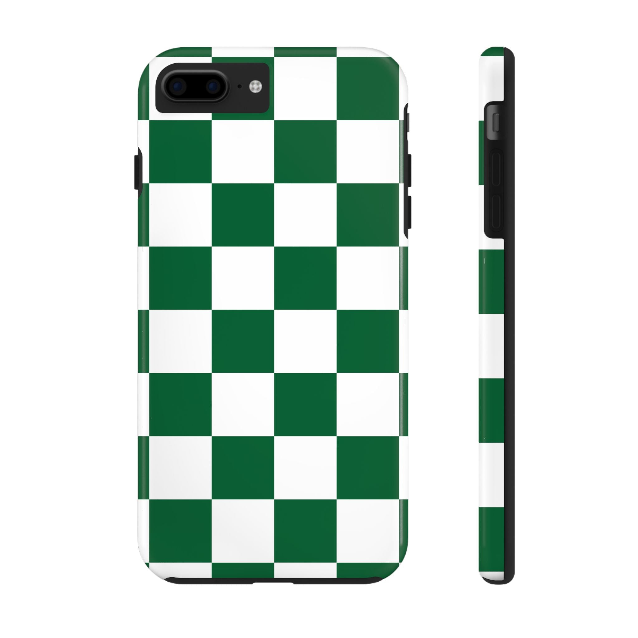 Effortlessly Chic | Green Checkered Case