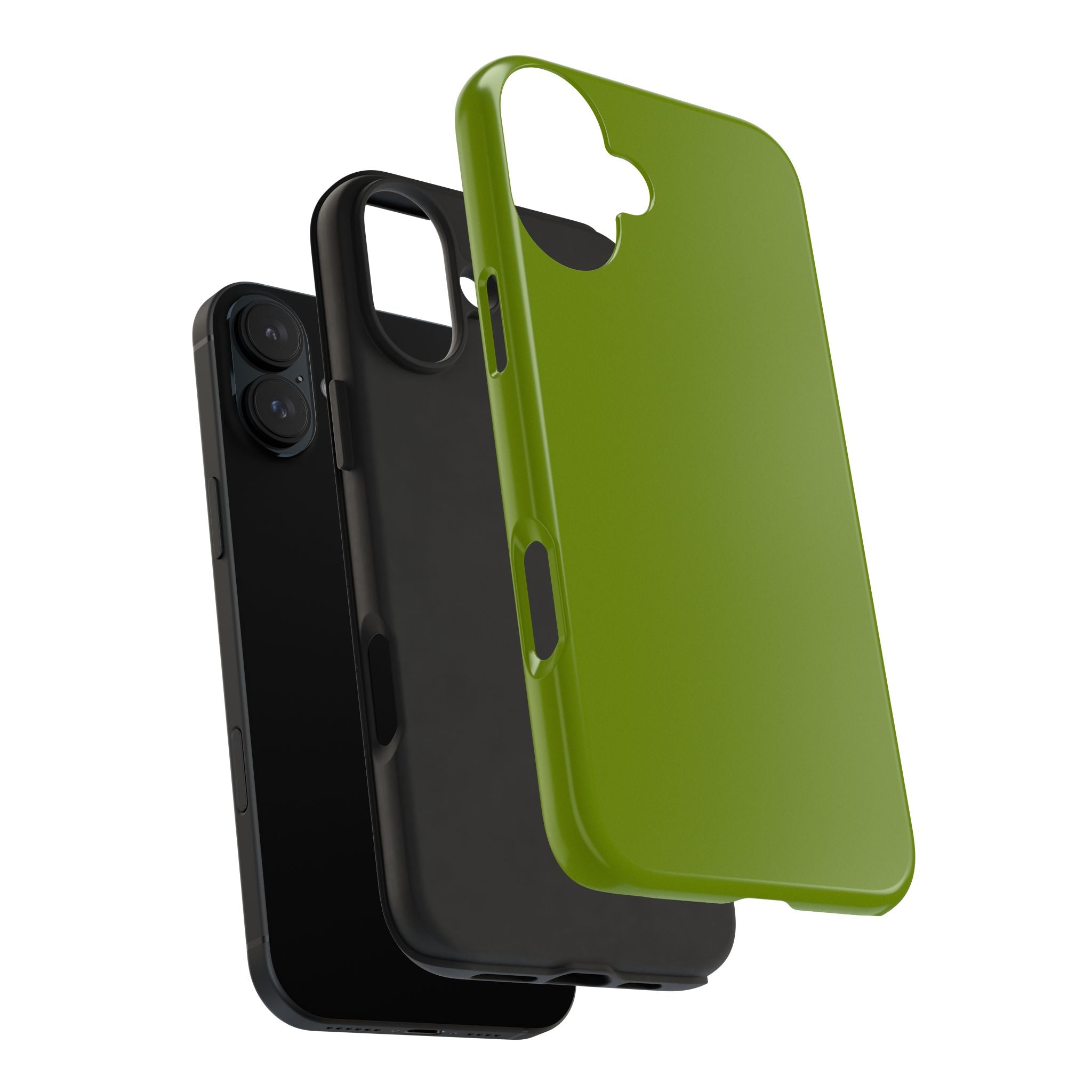 Solid green Matcha Tea iPhone case with a cute, protective design. Perfect cute phone case for iPhone.