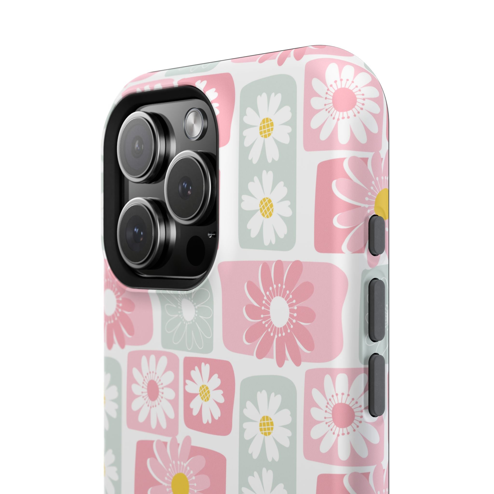 Daisy Craze | Checkered Floral Case