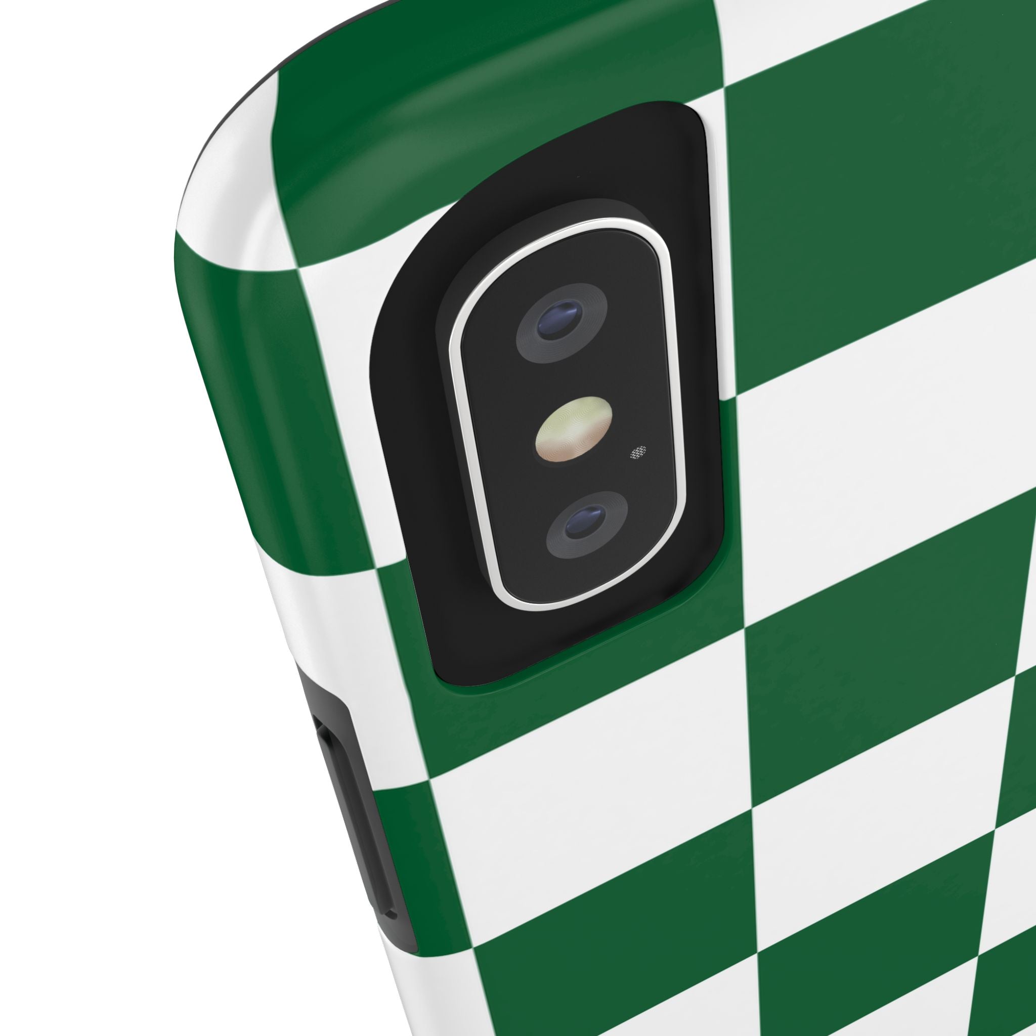 Effortlessly Chic | Green Checkered Case