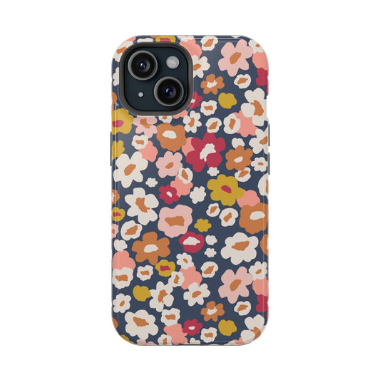 Preppy in Bloom | Navy Flowers Case