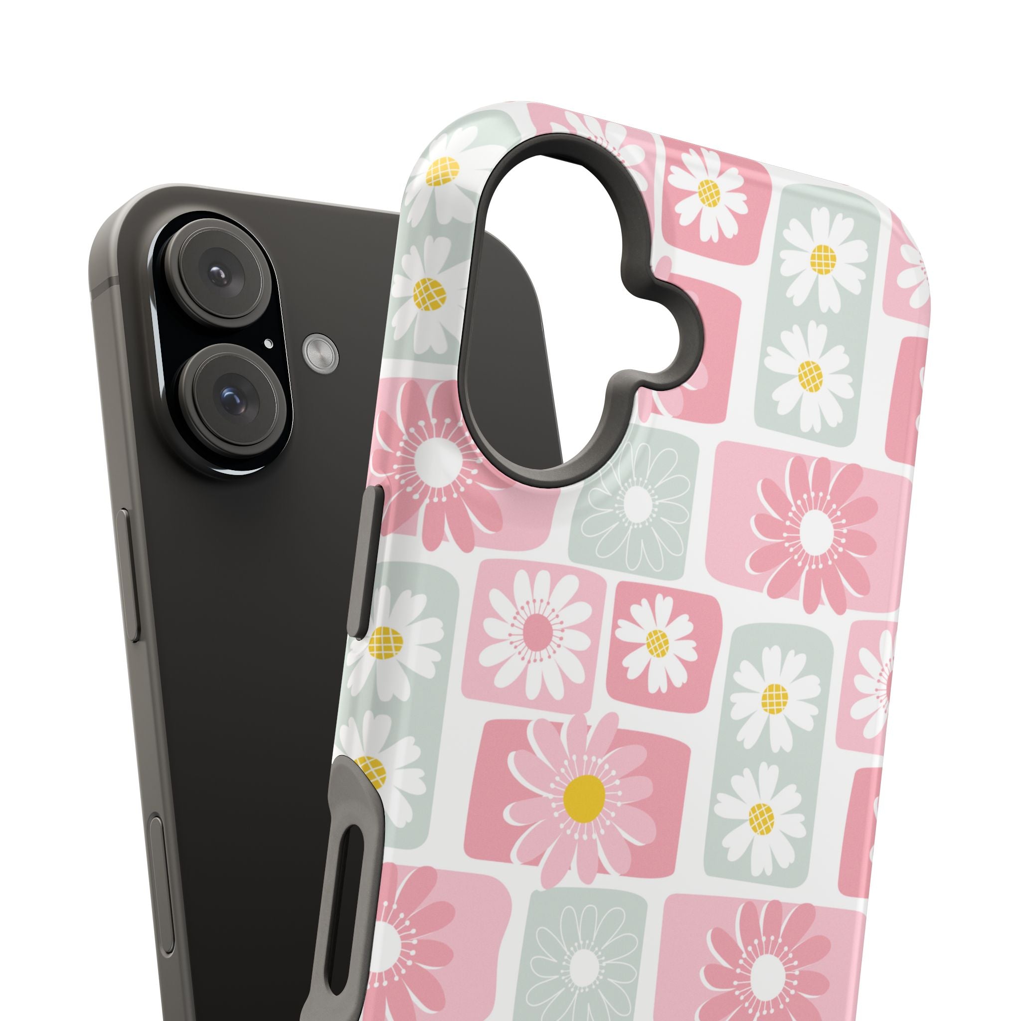 Daisy Craze | Checkered Floral Case