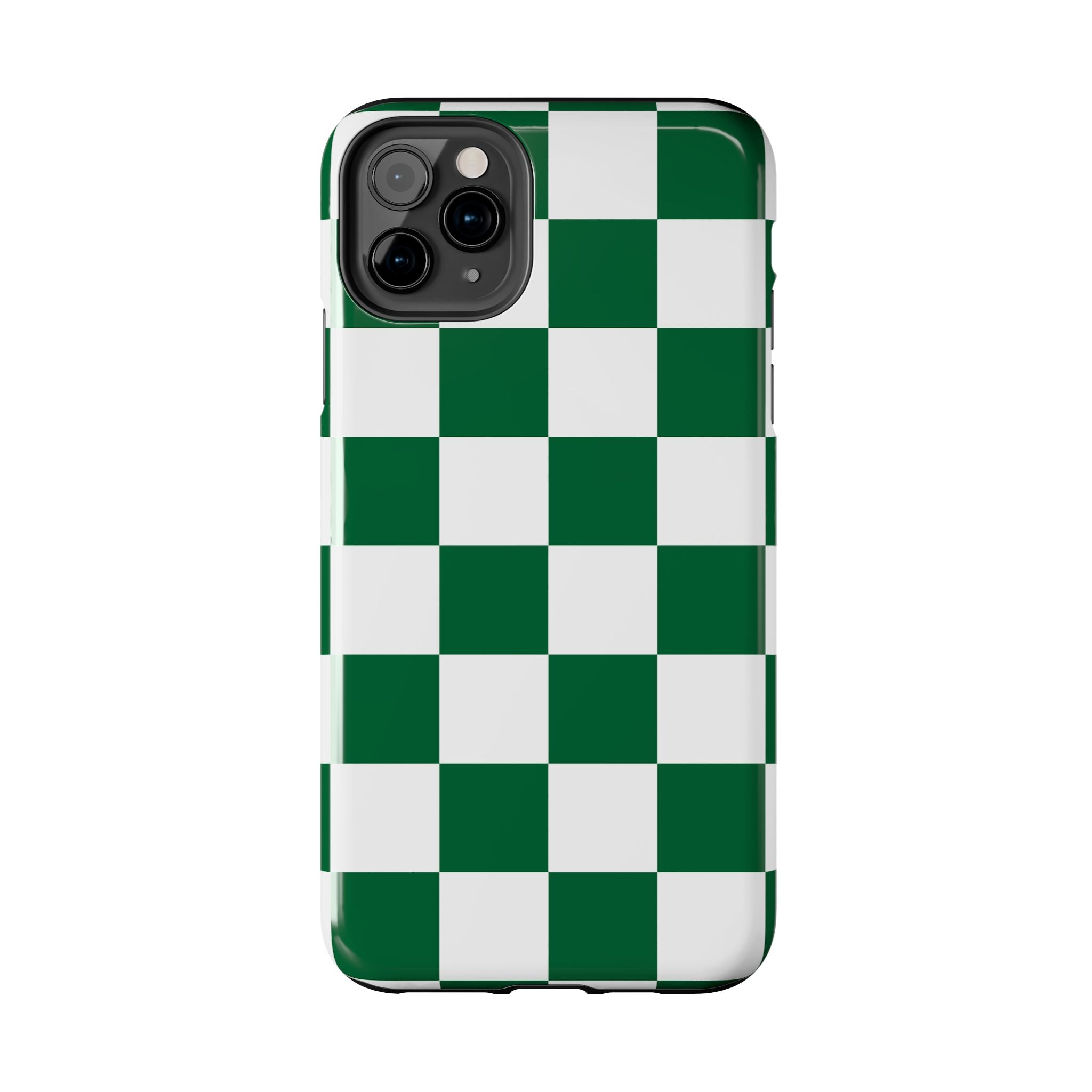 Effortlessly Chic | Green Checkered Case