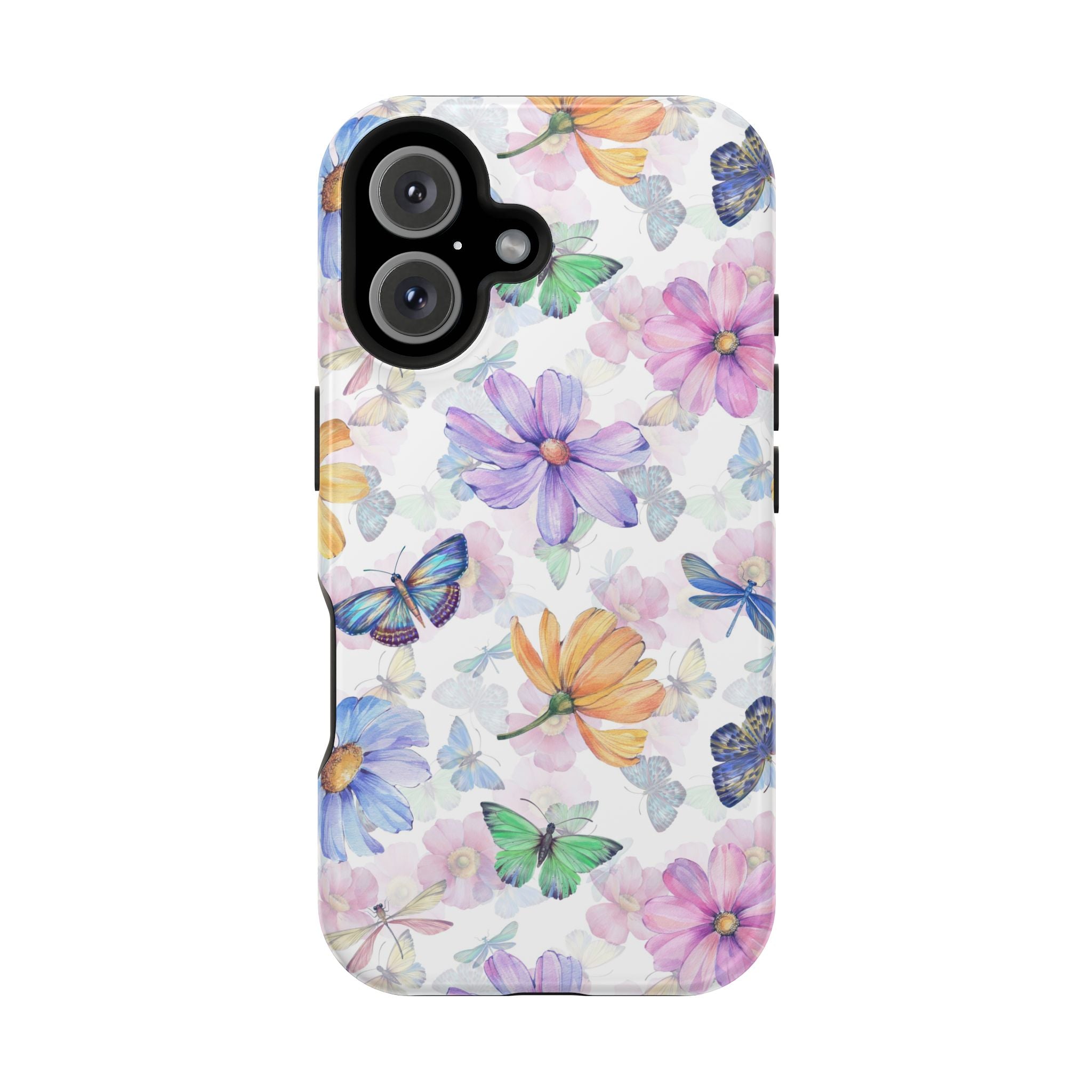 Fluttering Blooms | Watercolor Butterfly Case