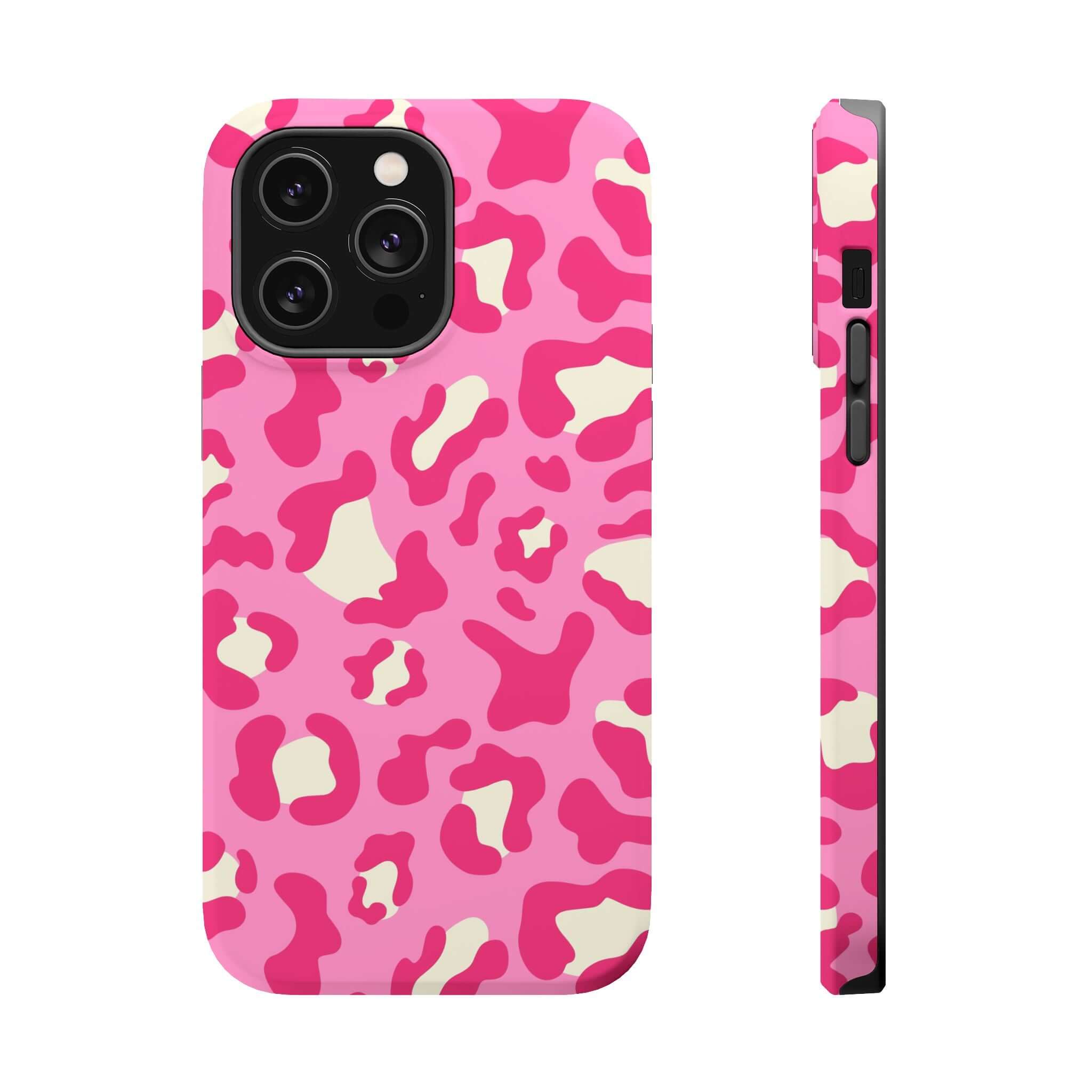 Preppy Cheetah | Pink Case - Phone Case For