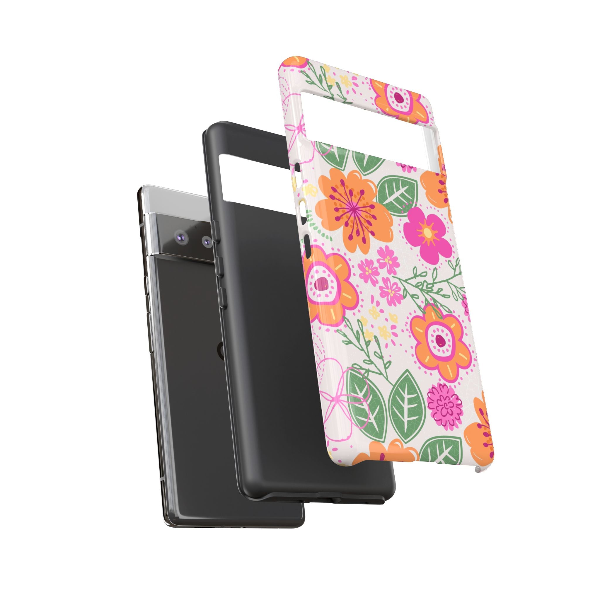 Hola | Estuche floral rosa