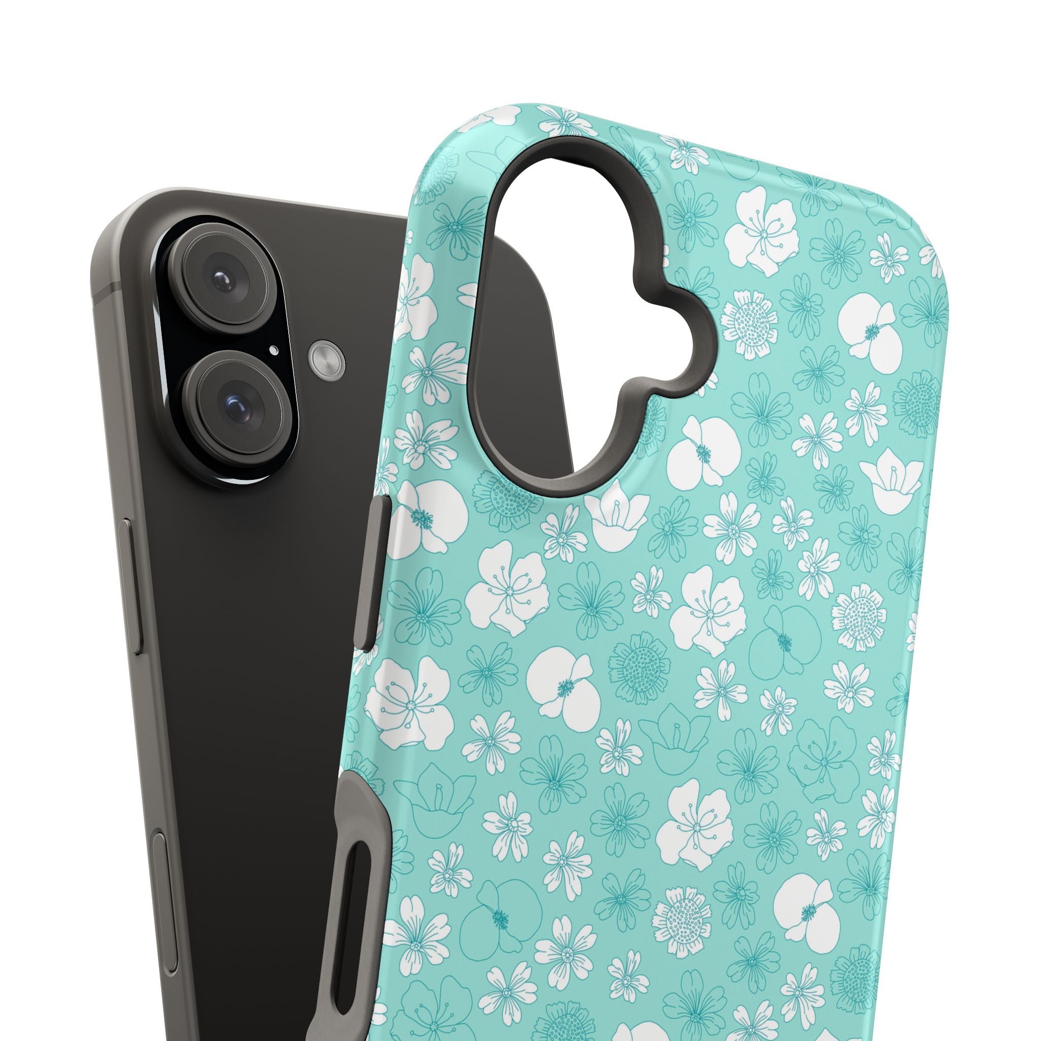 Floral Frost | Teal Floral Case