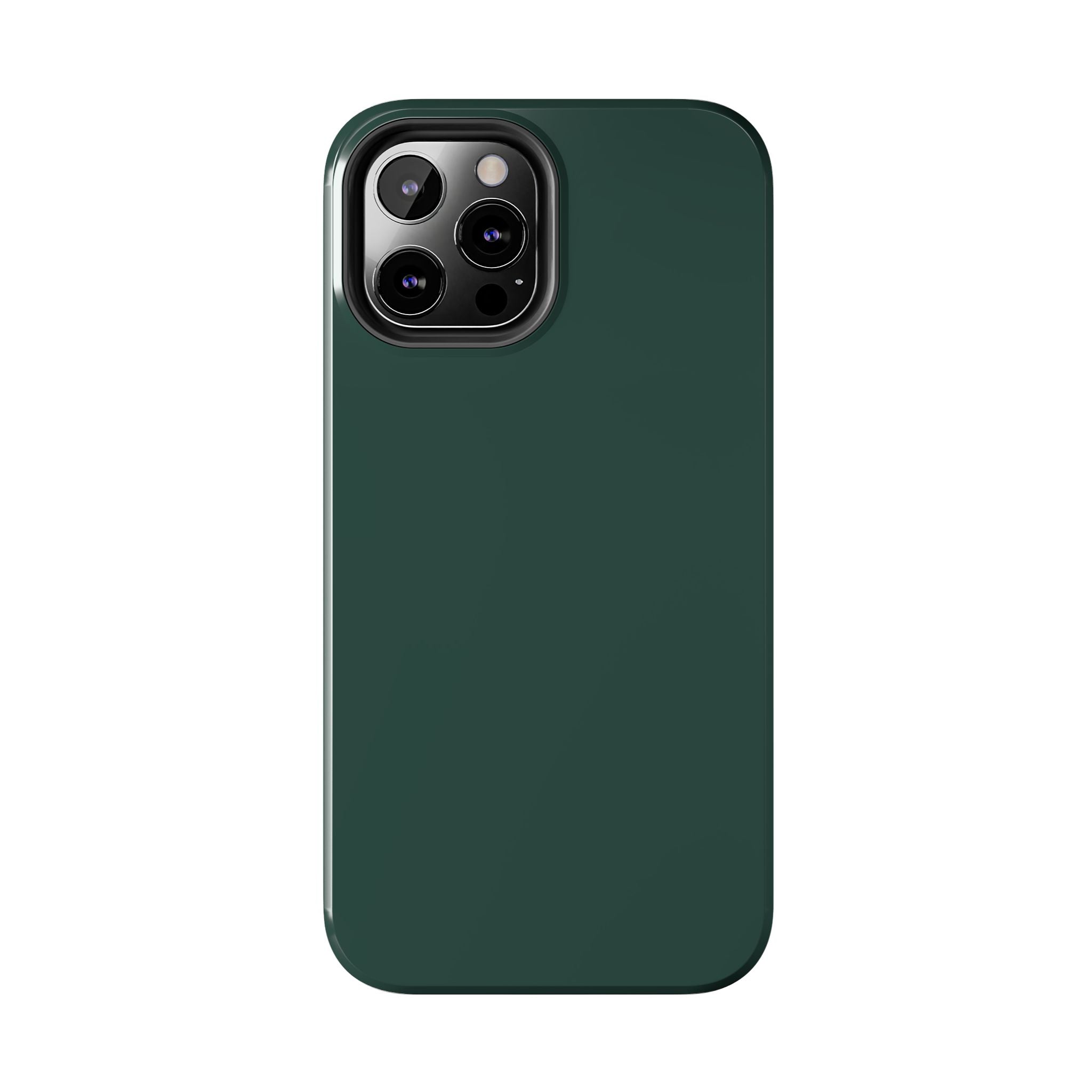 Evergreen solid green iPhone 16 case, cute phone cover offering stylish protection. Get your pop of color phone case today!