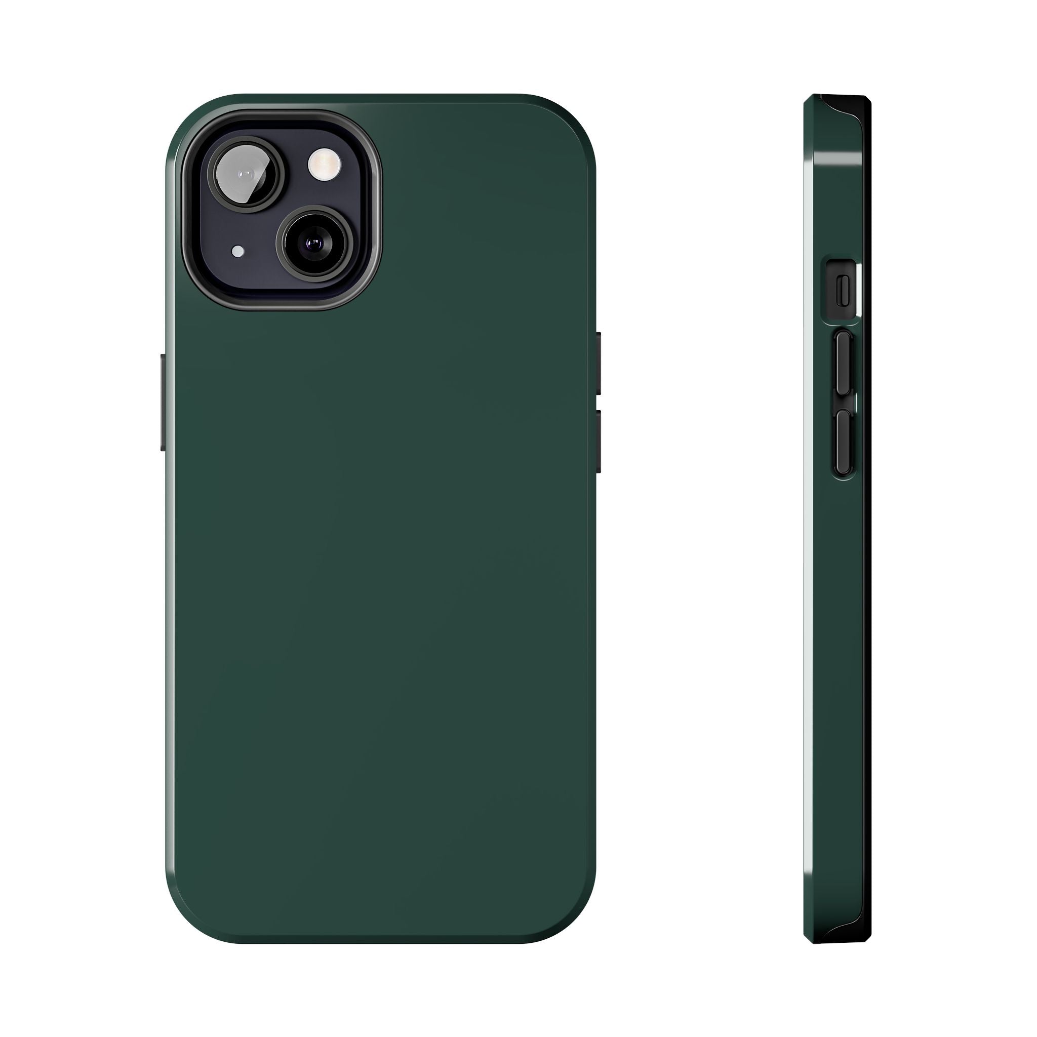 Solid green phone case for iPhone 16, featuring a minimalist design. Cute and protective cover for stylish everyday use.