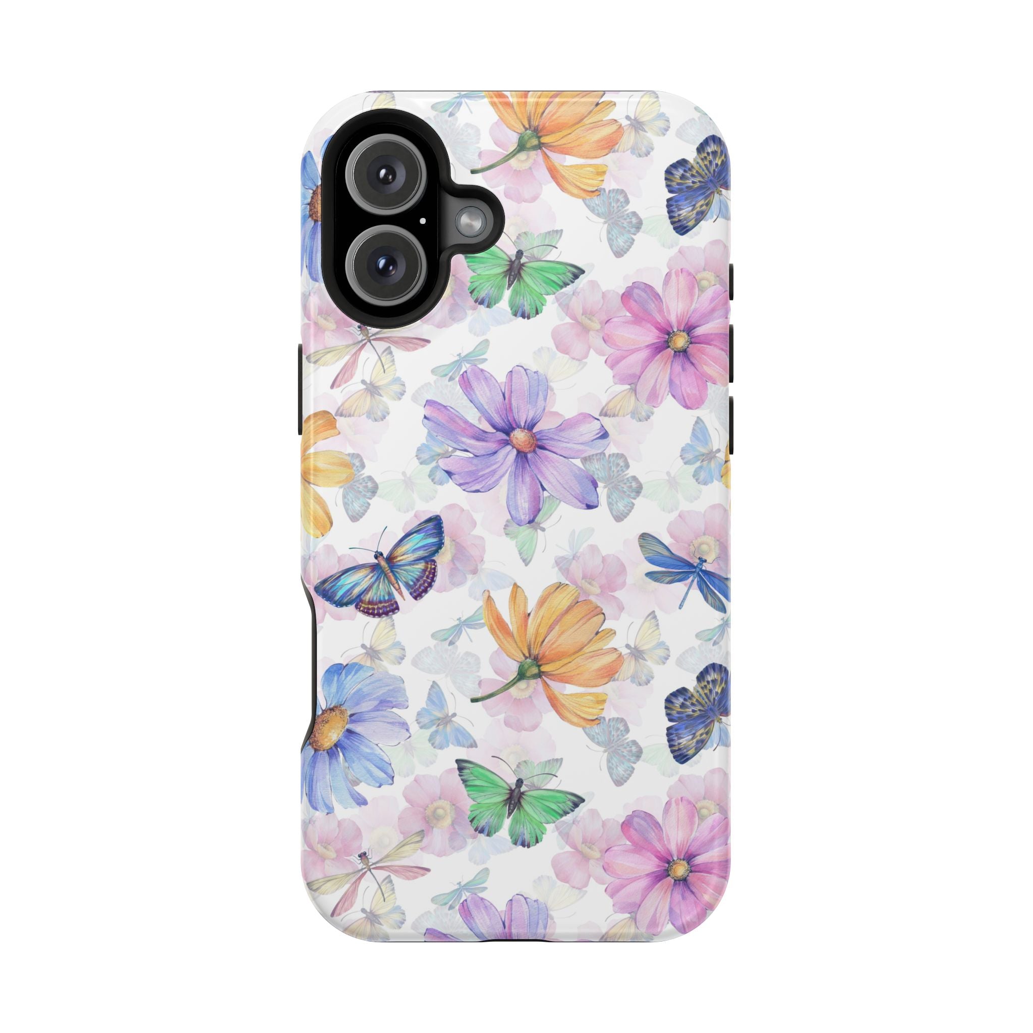 Fluttering Blooms | Watercolor Butterfly Case