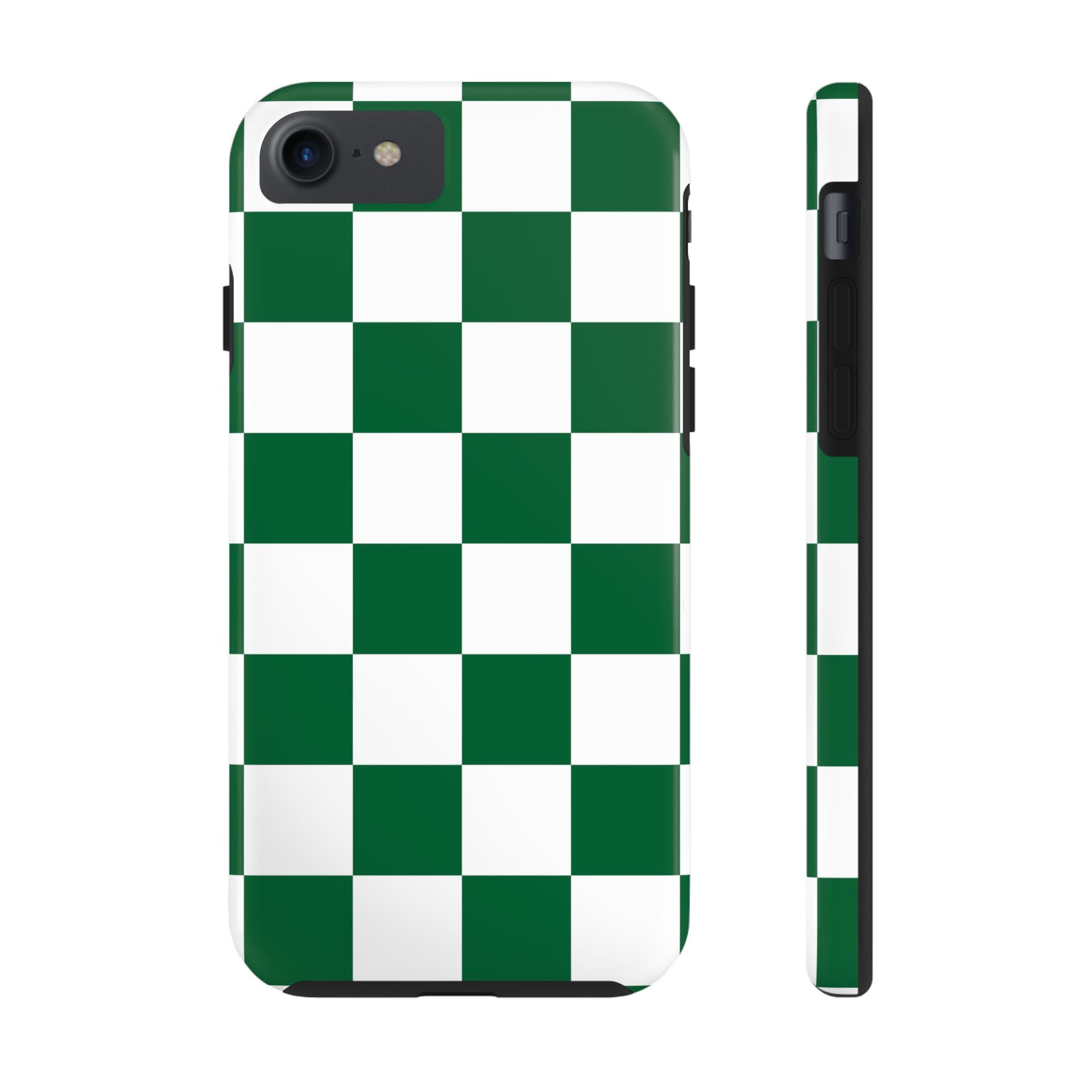 Effortlessly Chic | Green Checkered Case