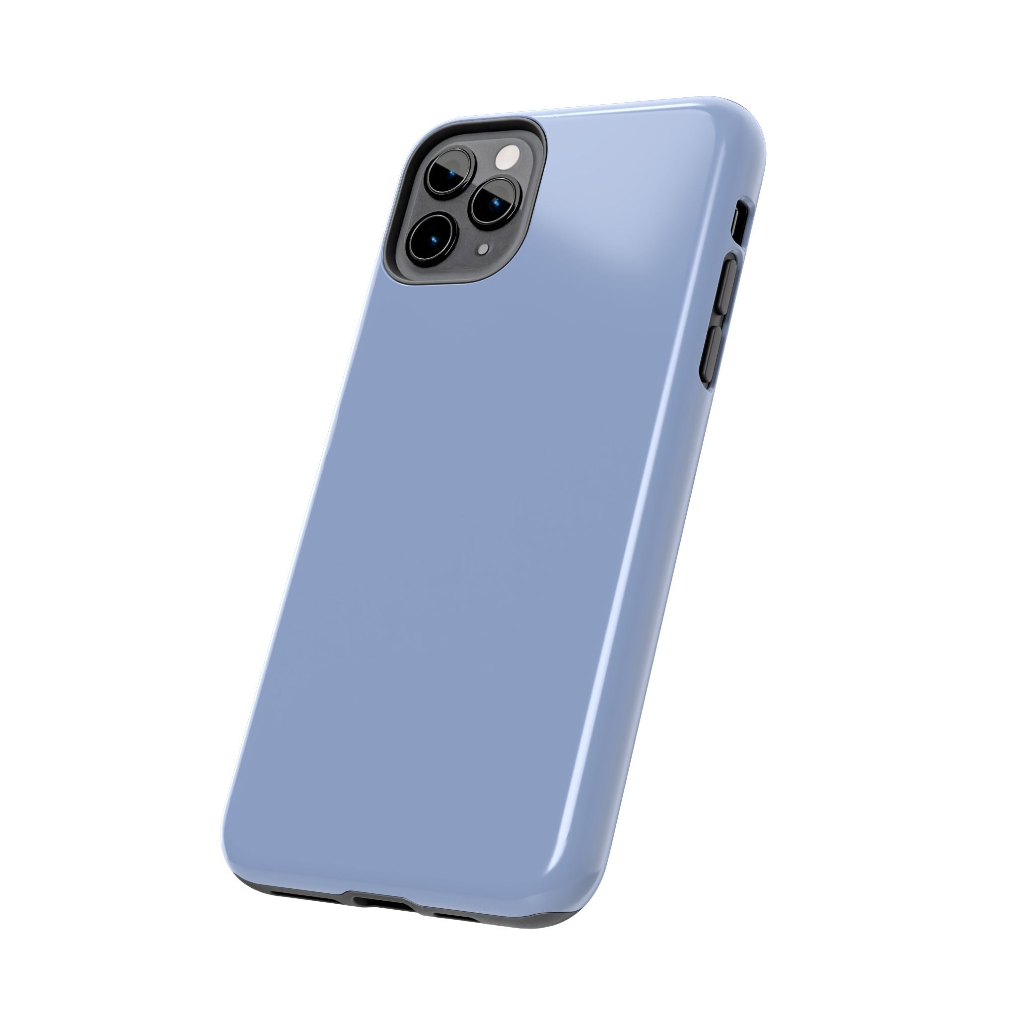 Blue Velvet phone case for iPhone 16, featuring a stylish and cute sold blue design for durable and secure phone protection.