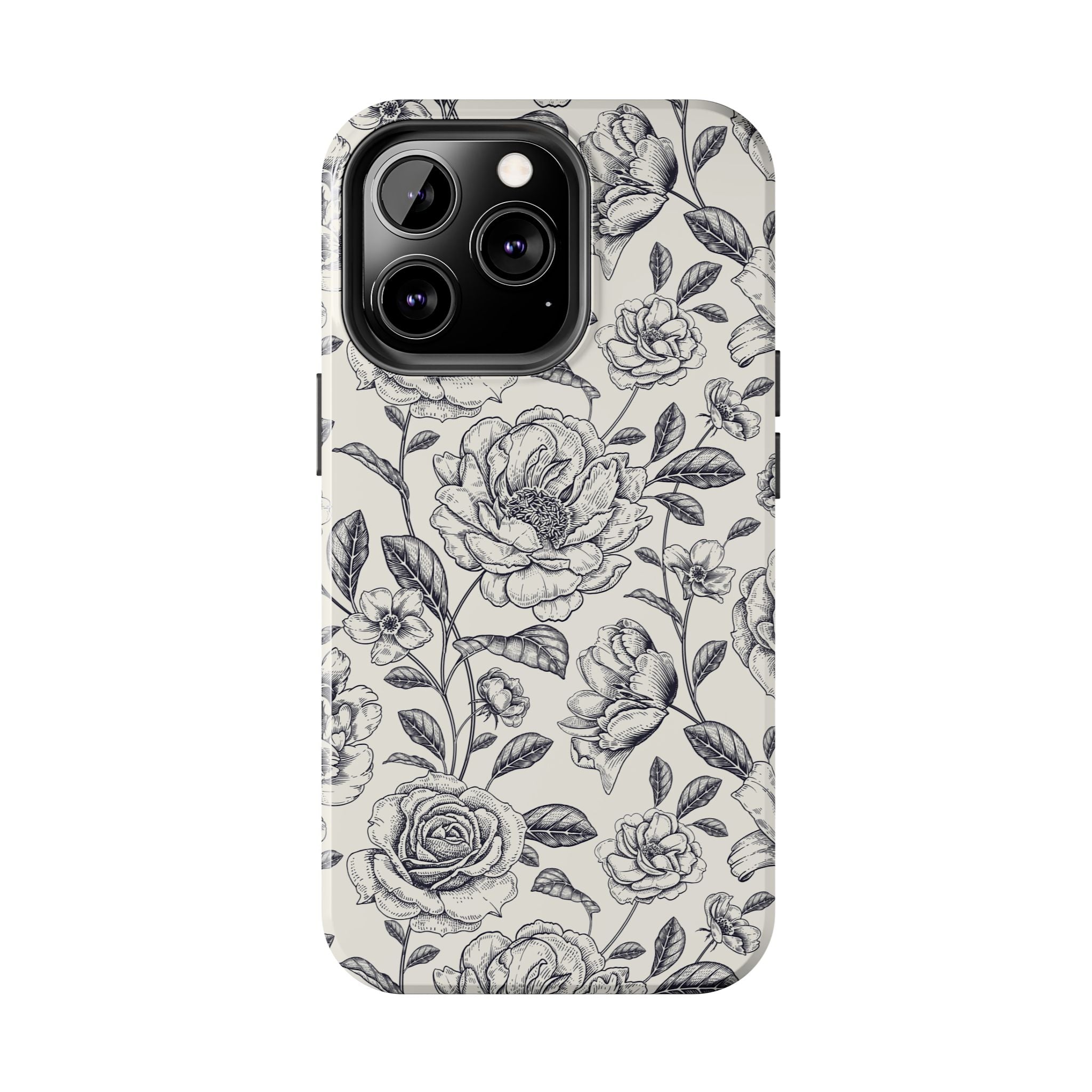 Vintage Memories | Black Flower Case