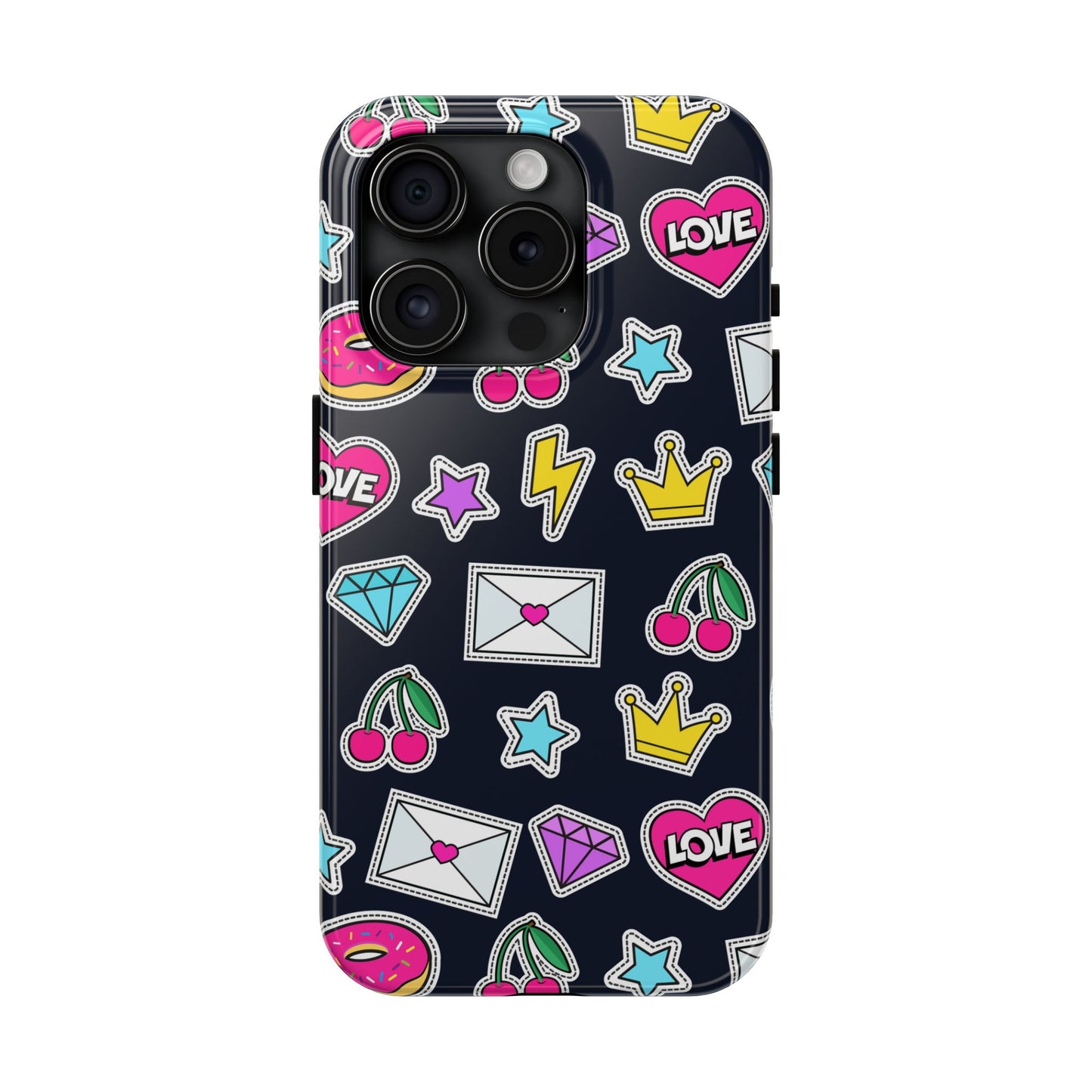 Cute Stickers | Black Case