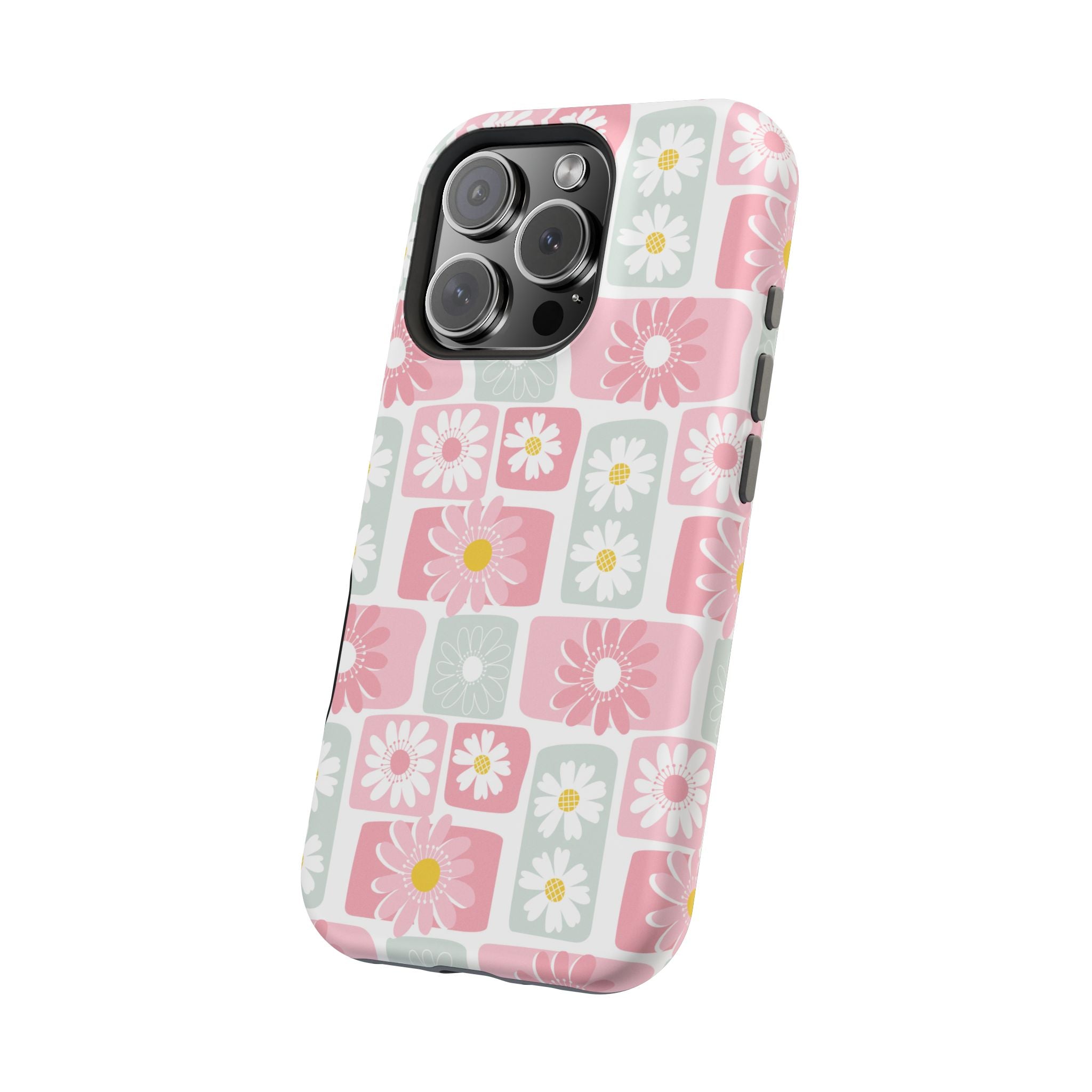 Daisy Craze | Checkered Floral Case