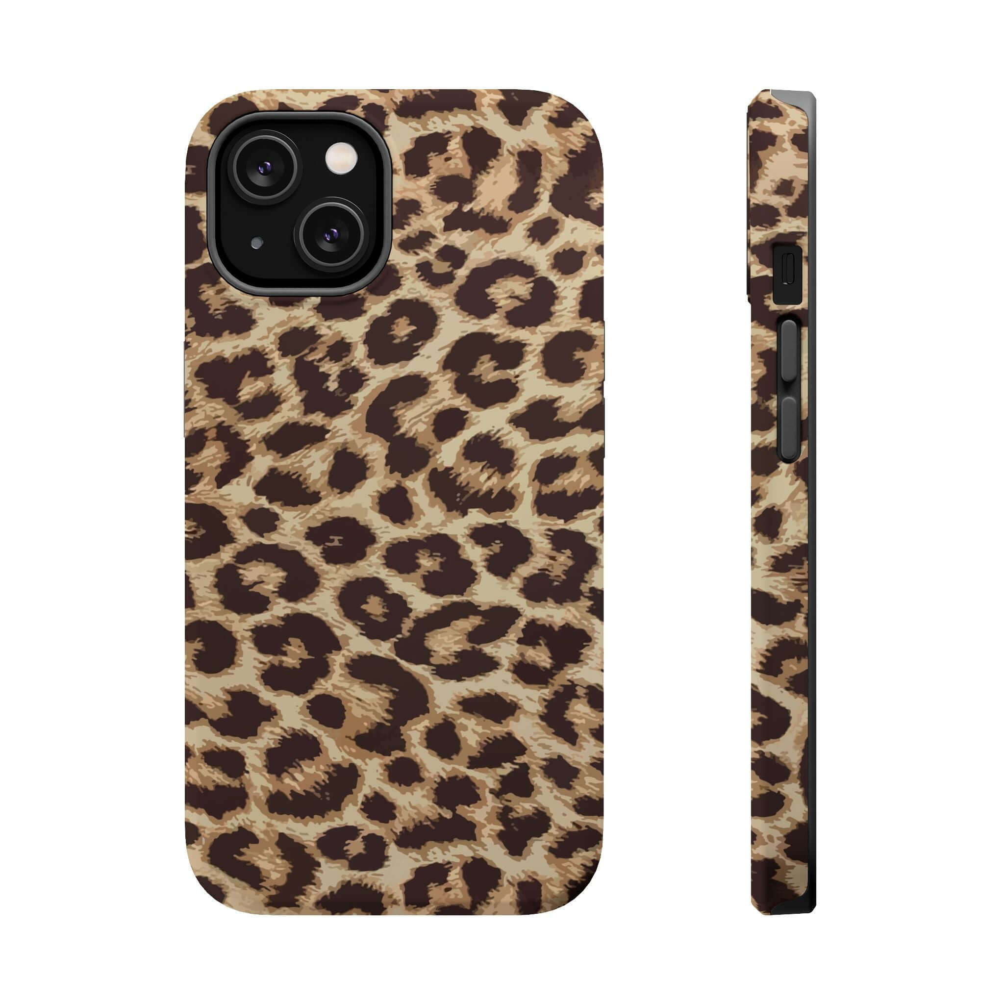 Savannah Rush Cheetah Case for iPhone 16 with animal print and MagSafe, stylish and cute phone case accessory.